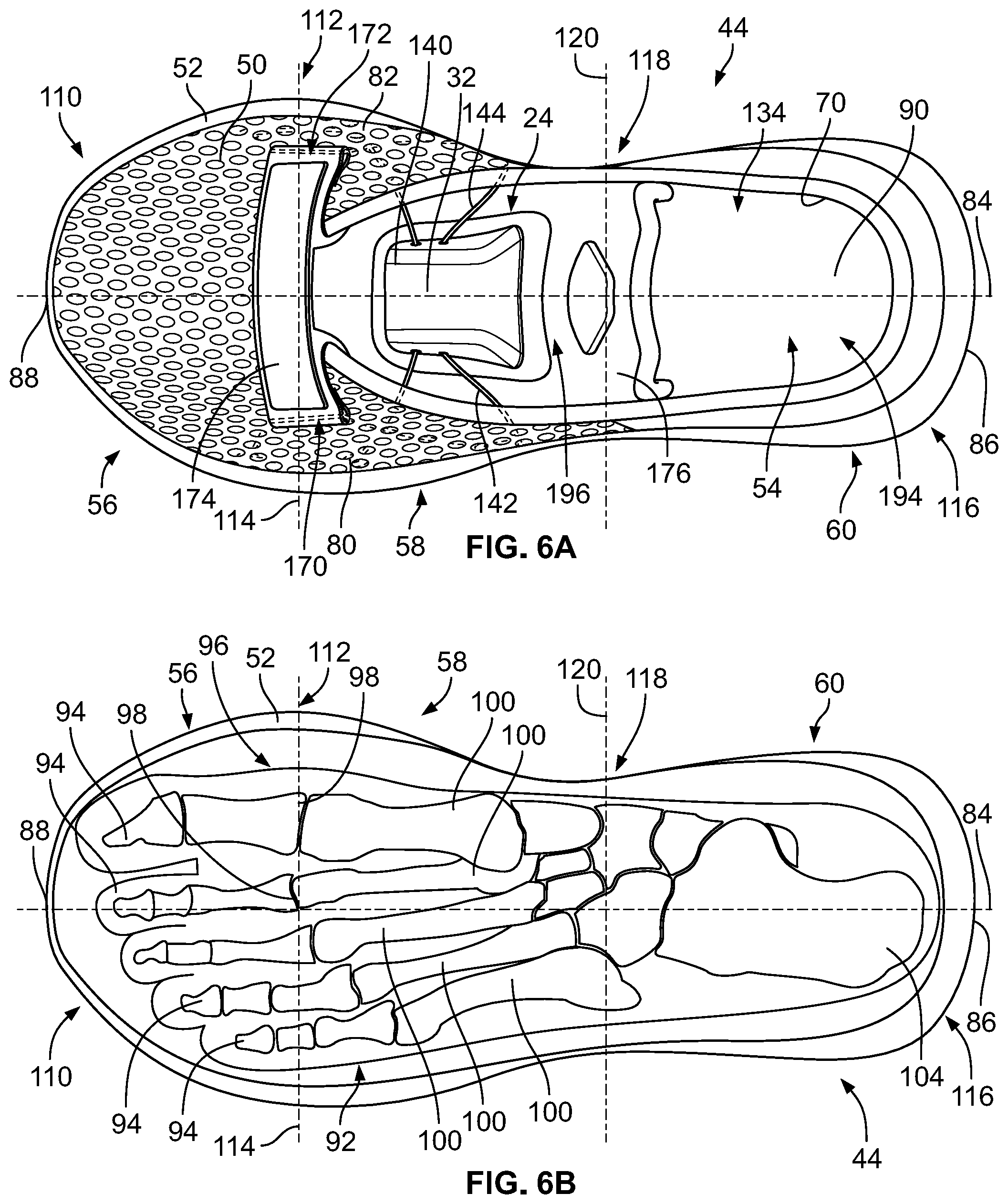 Patent US11771180 Figure 4 – Article of footwear having an automatic lacing system