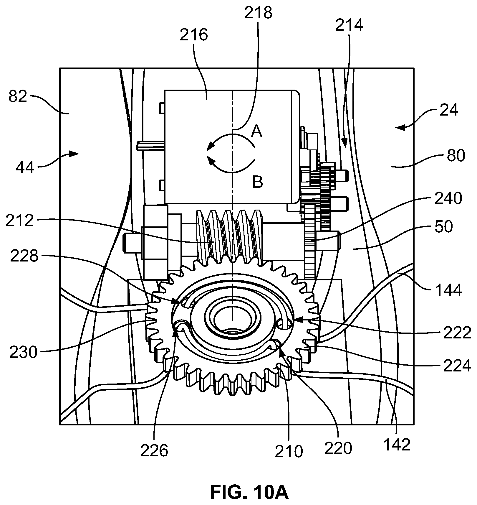 Patent US11771180 Figure 9 – Article of footwear having an automatic lacing system