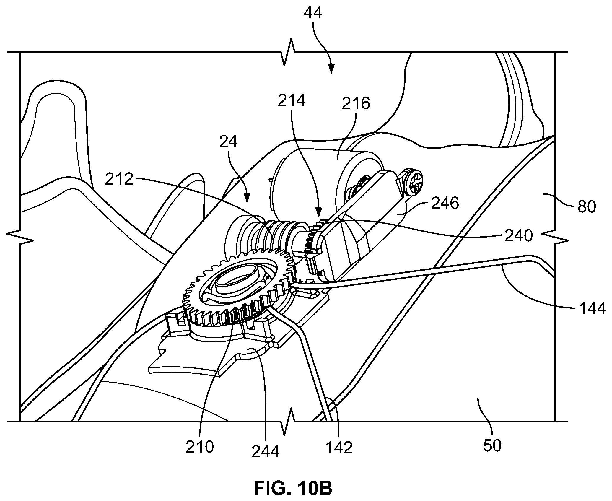 Patent US11771180 Figure 10 – Article of footwear having an automatic lacing system