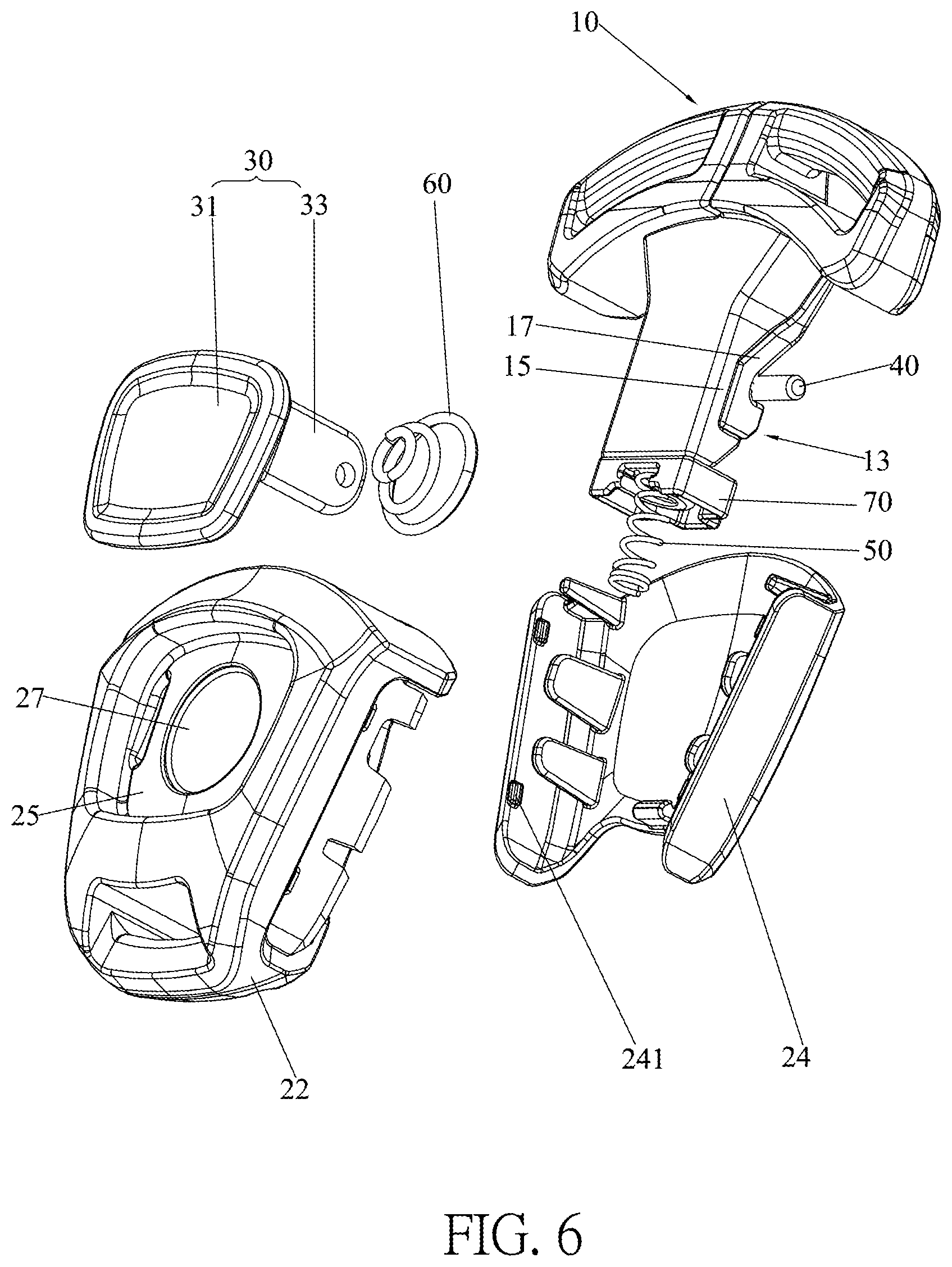 Patent US11771181 Figure 6 – Buckle assembly