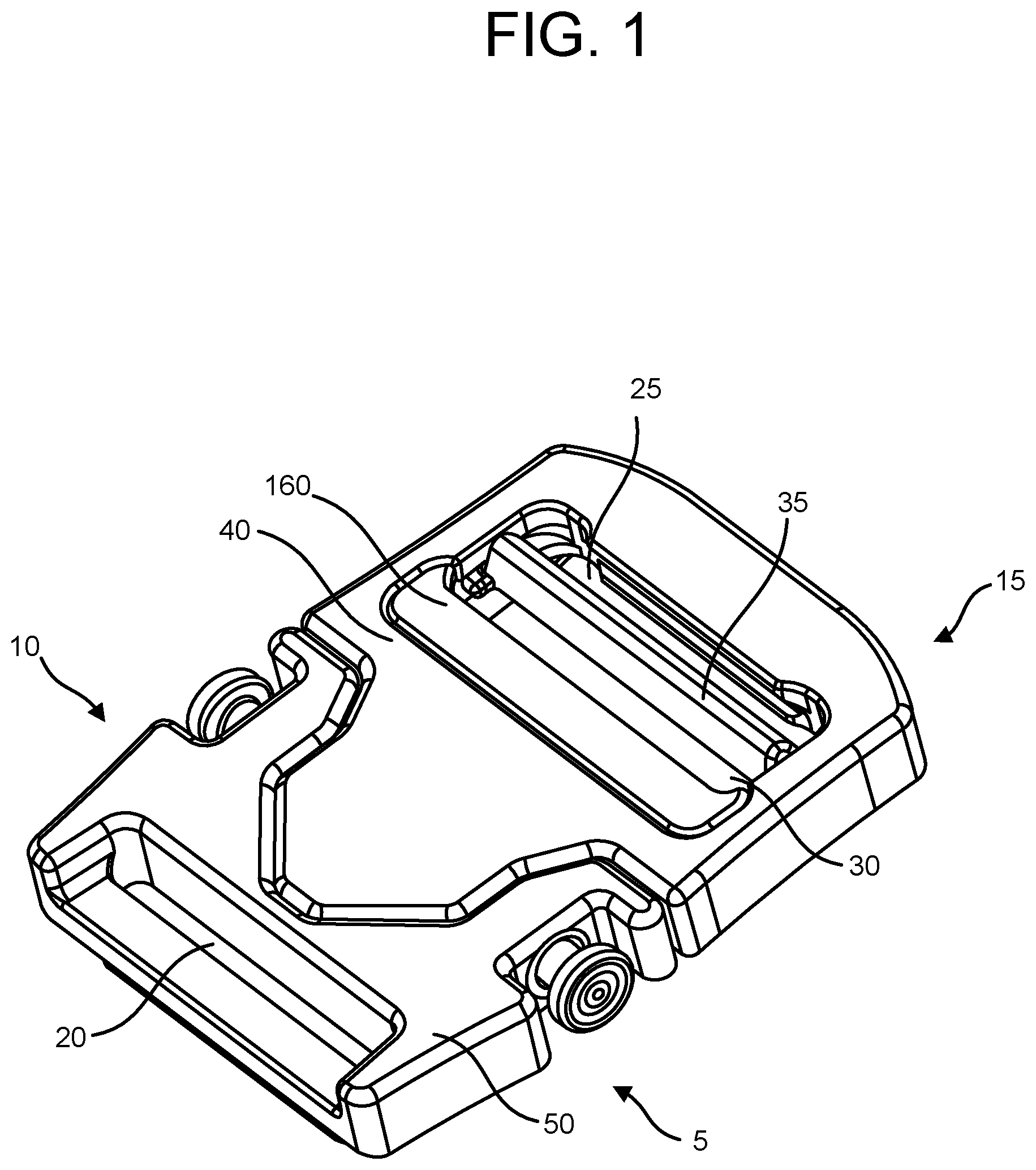 Patent US11771182 Figure 1 – Belt buckle