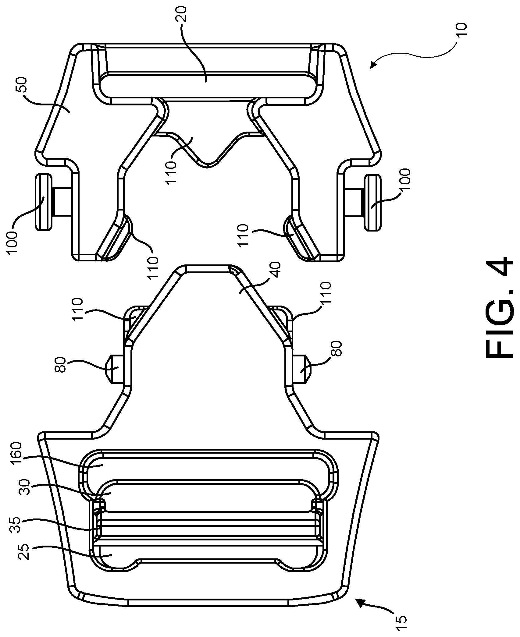 Patent US11771182 Figure 4 – Belt buckle
