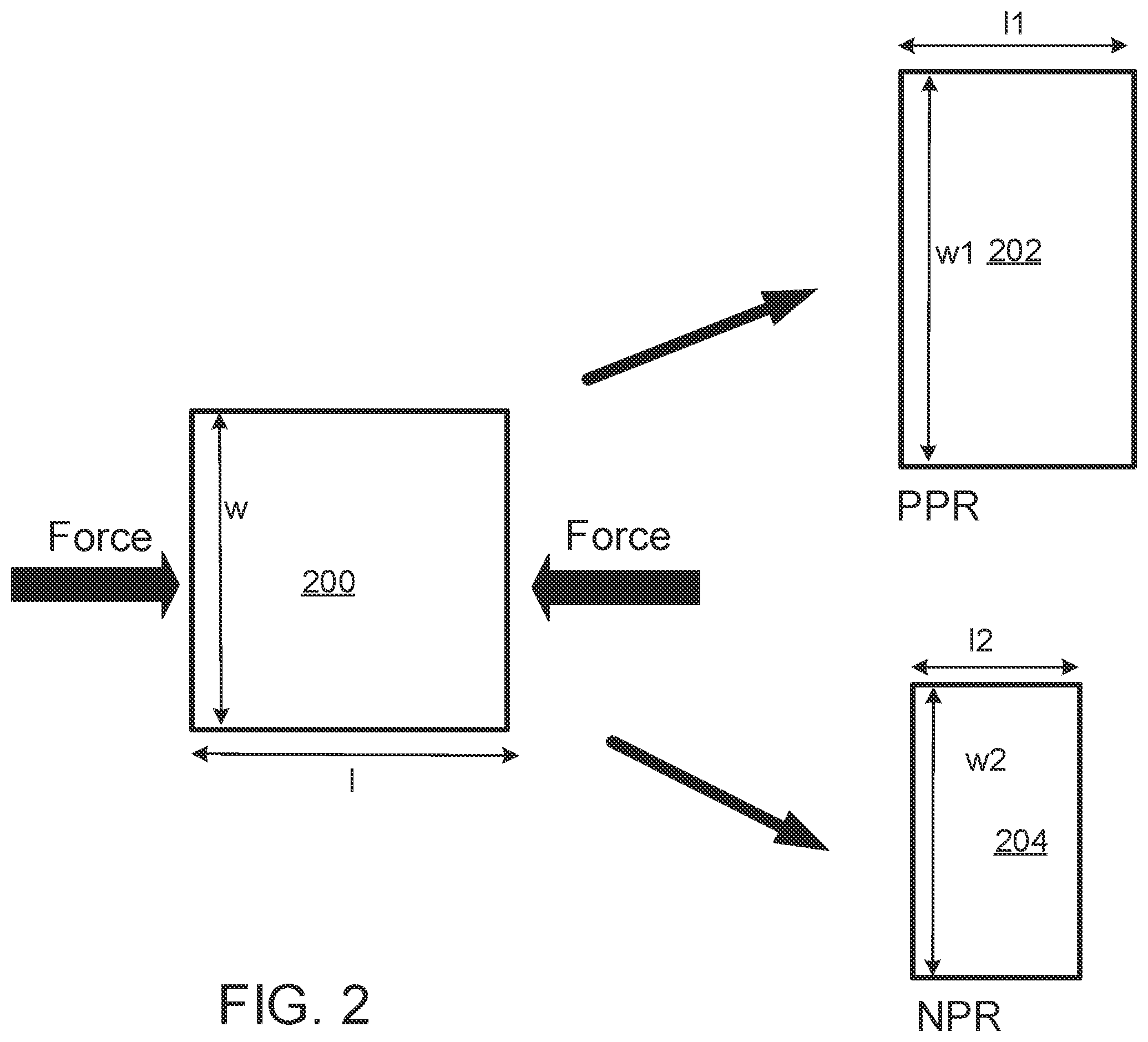 Patent US11771183 Figure 2 – Negative Poisson's ratio materials for fasteners