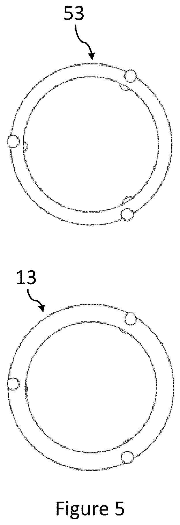 Patent US11771184 Figure 5 – Jewelry with non-precious metallic core and process for producing