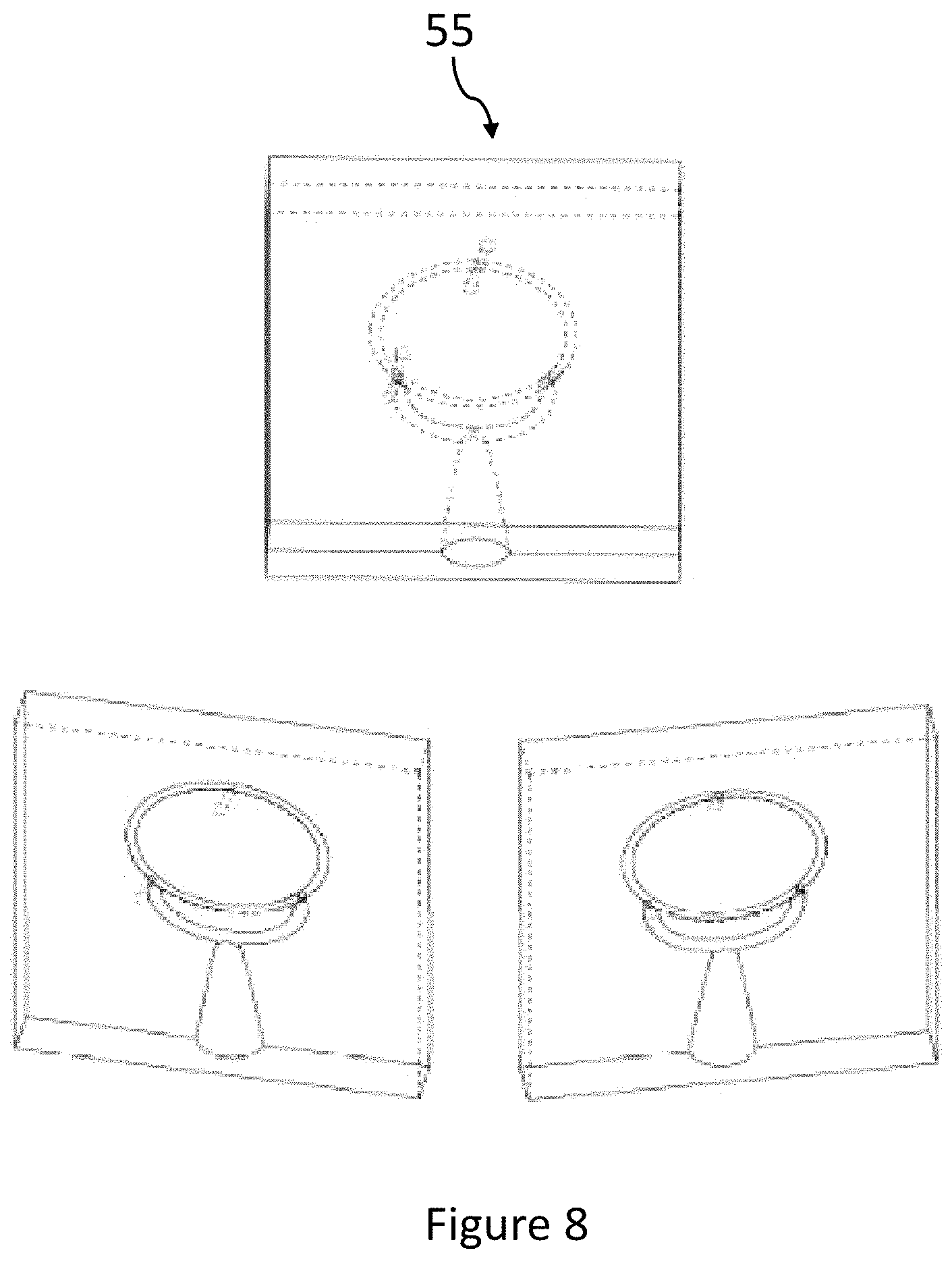 Patent US11771184 Figure 8 – Jewelry with non-precious metallic core and process for producing