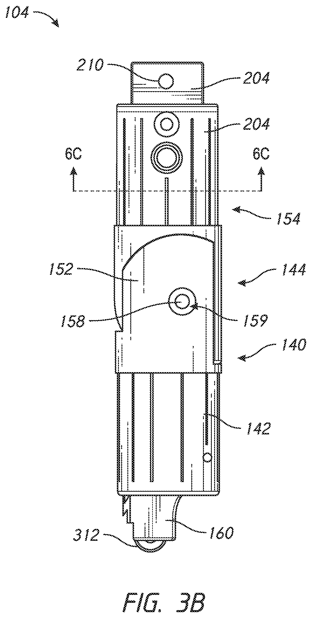 Patent US11771186 Figure 4 – Tiltable umbrella with removable guide track