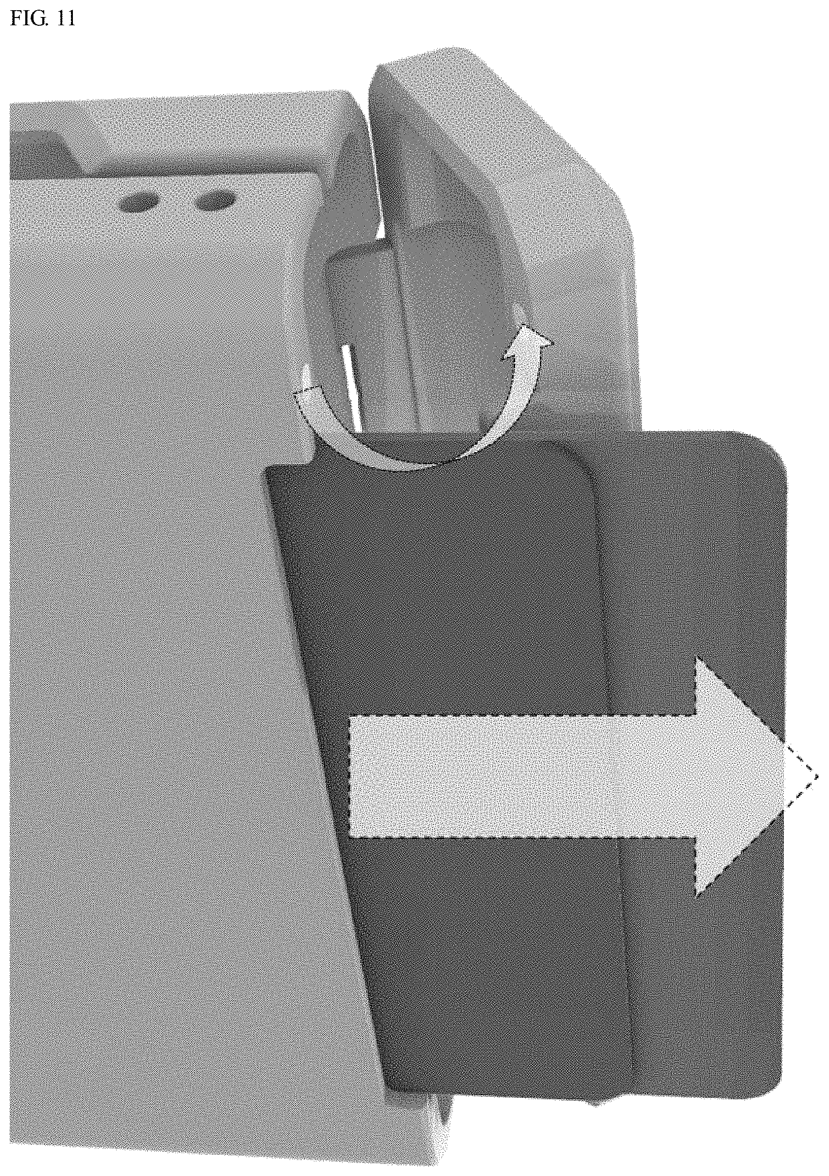 Patent US11771190 Figure 11 – Foldable mobile phone case having card storage structure