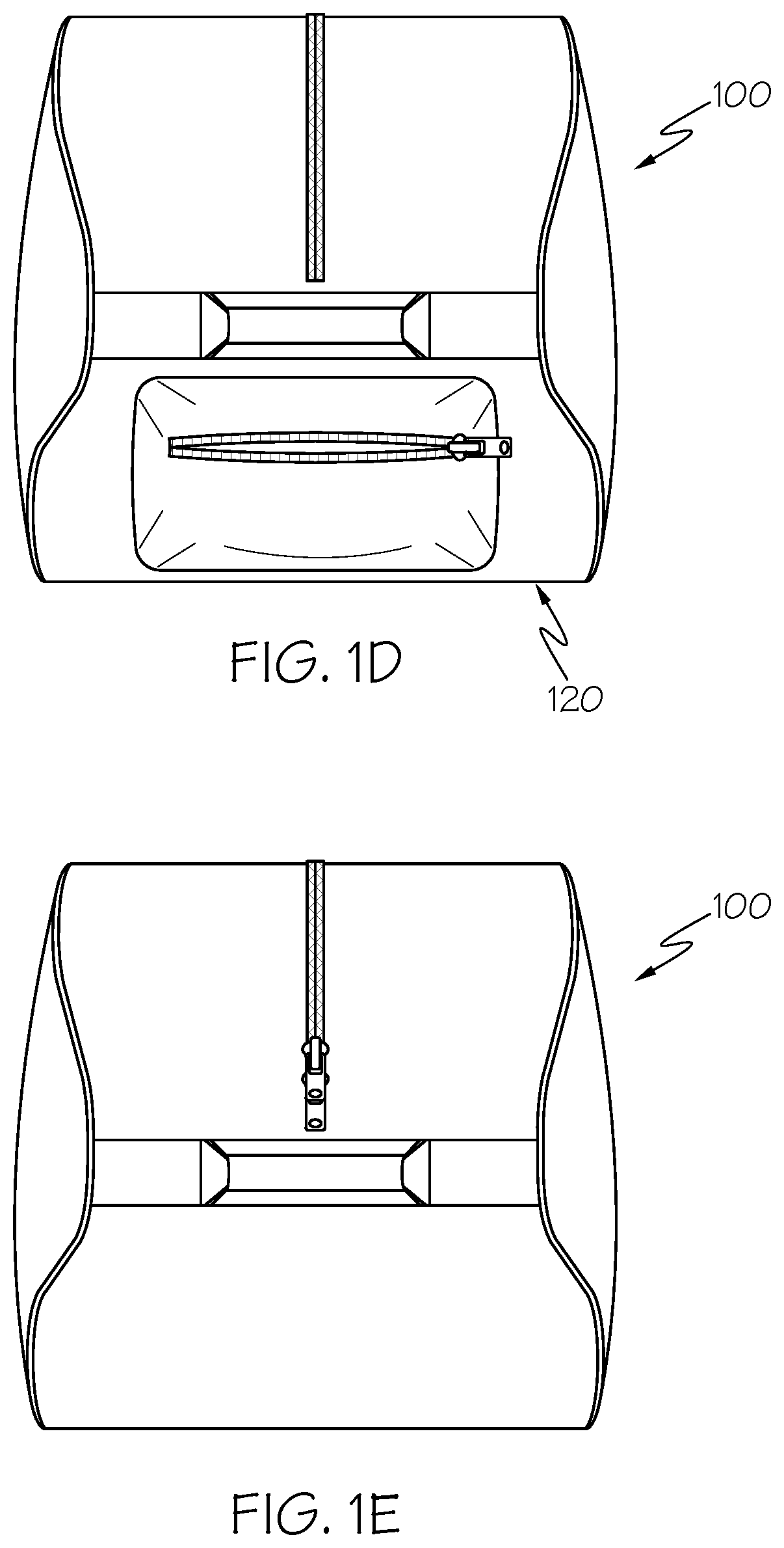 Patent US11771191 Figure 3 – Odor eliminating equipment bag