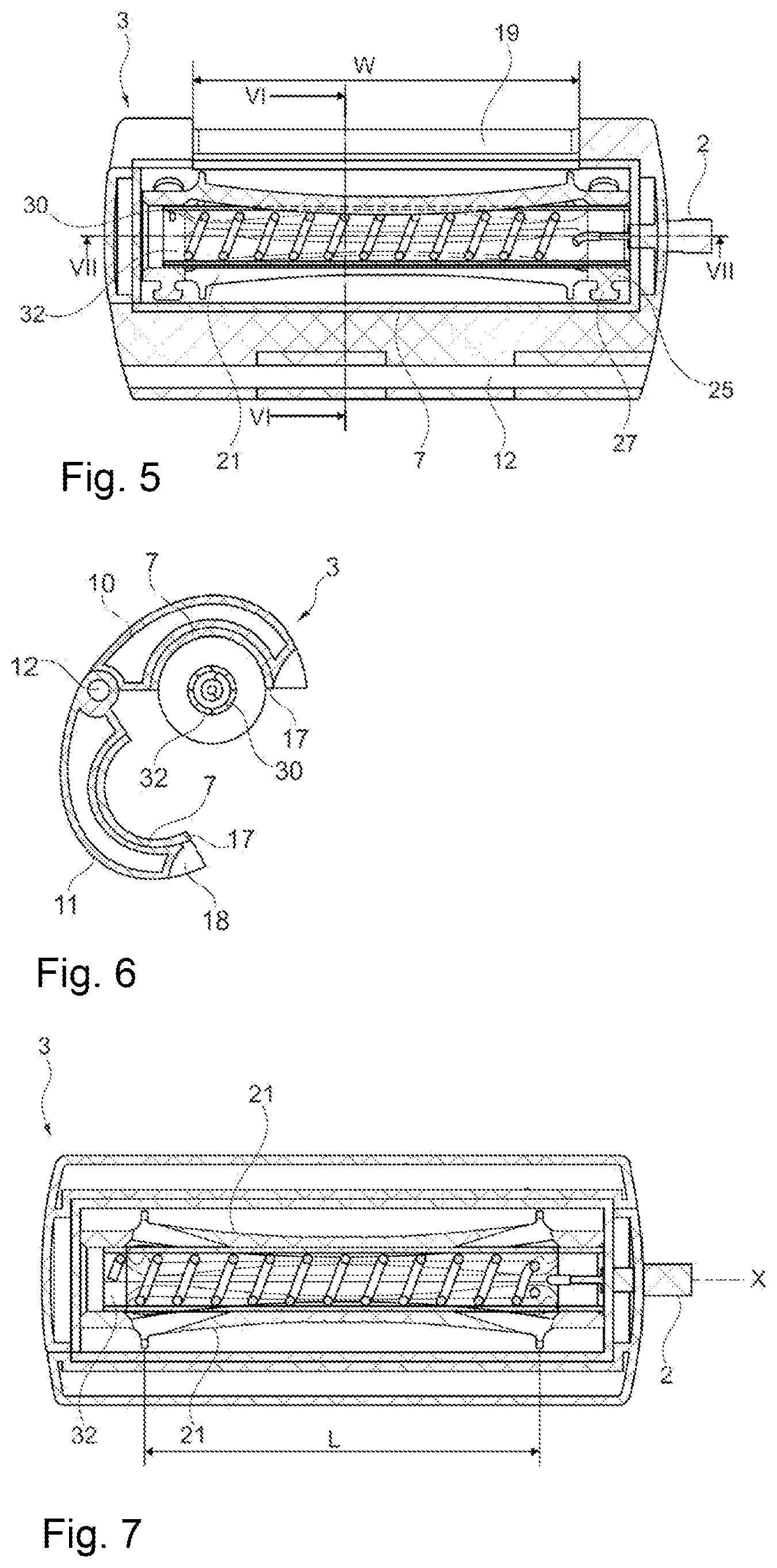 Patent US11771193 Figure 2 – Hair treatment device