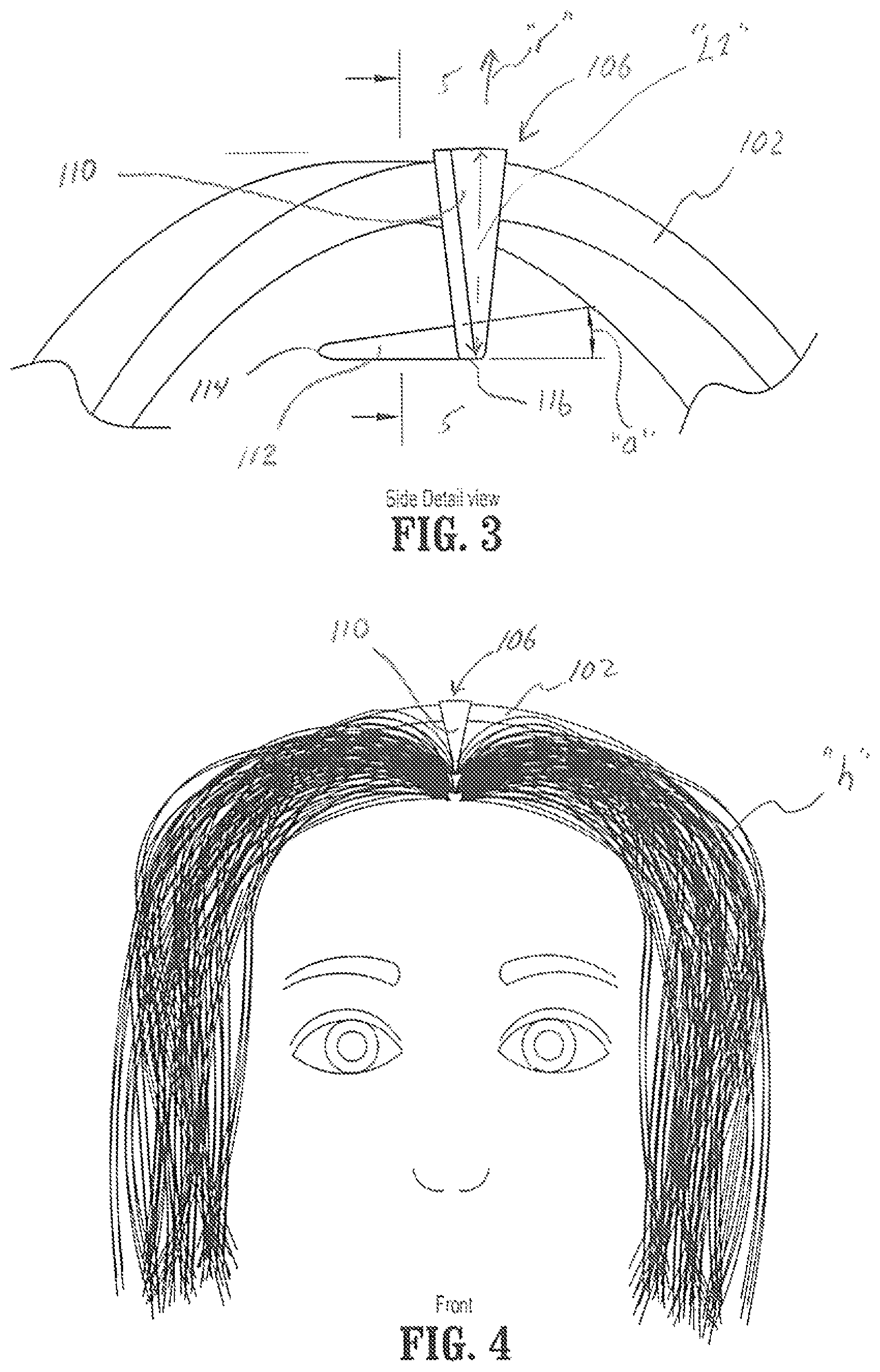 Patent US11771194 Figure 2 – Hair band apparatus