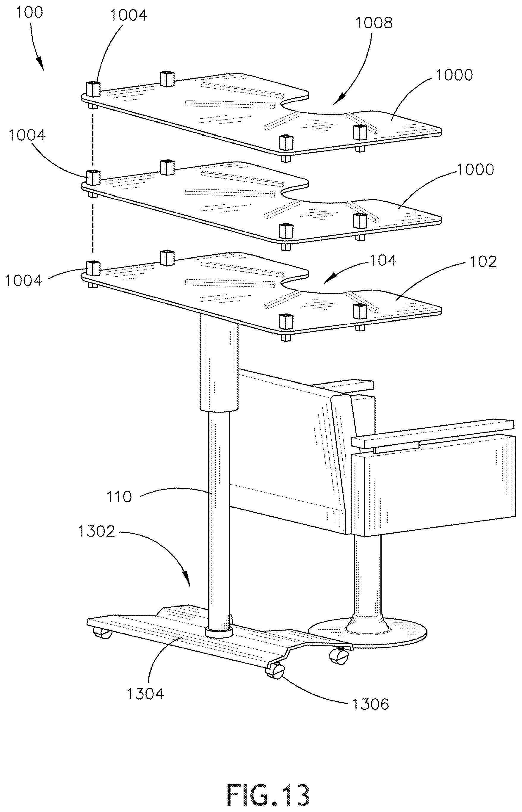 Patent US11771195 Figure 12 – Mobile color and style application device