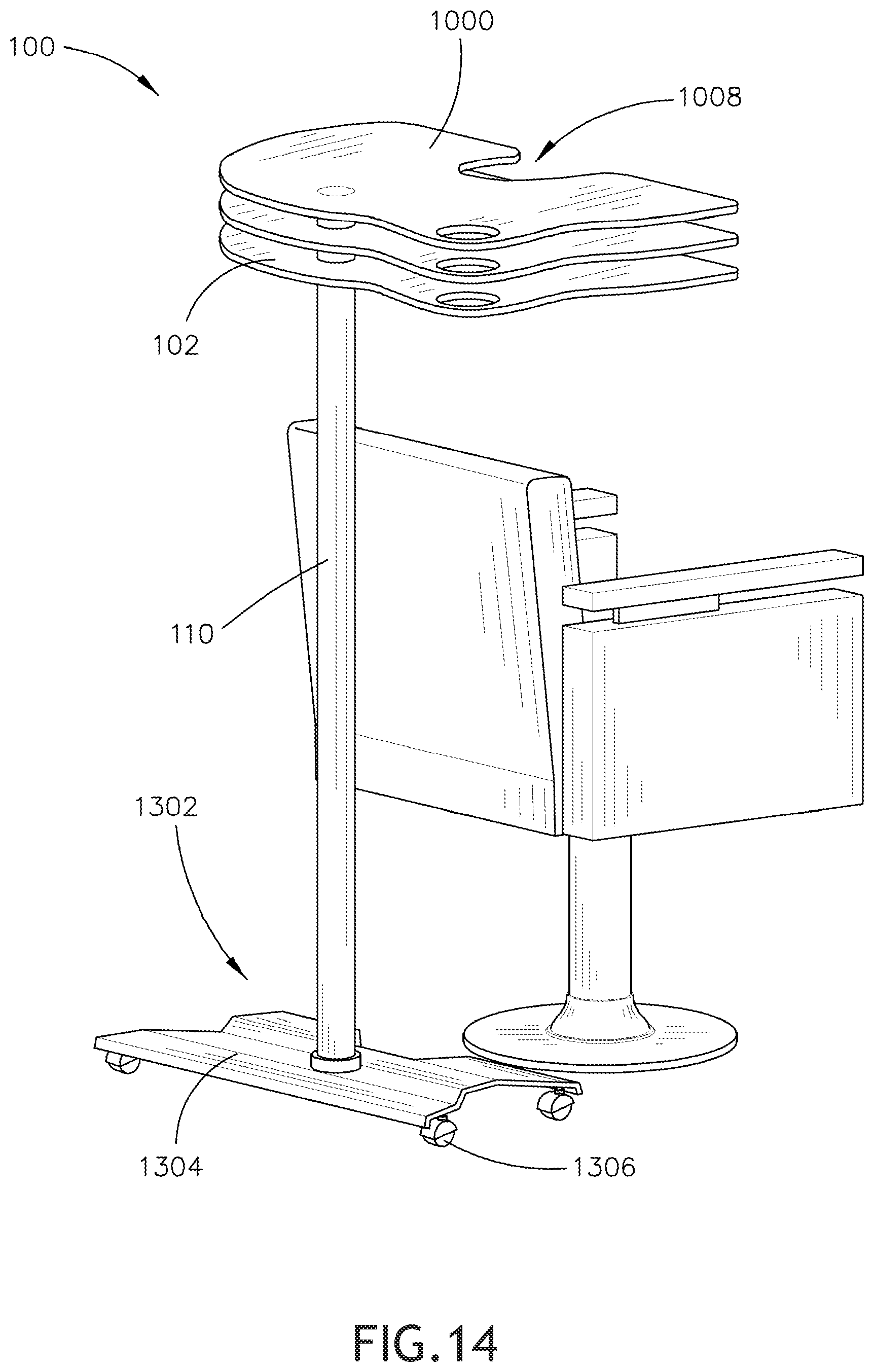 Patent US11771195 Figure 13 – Mobile color and style application device