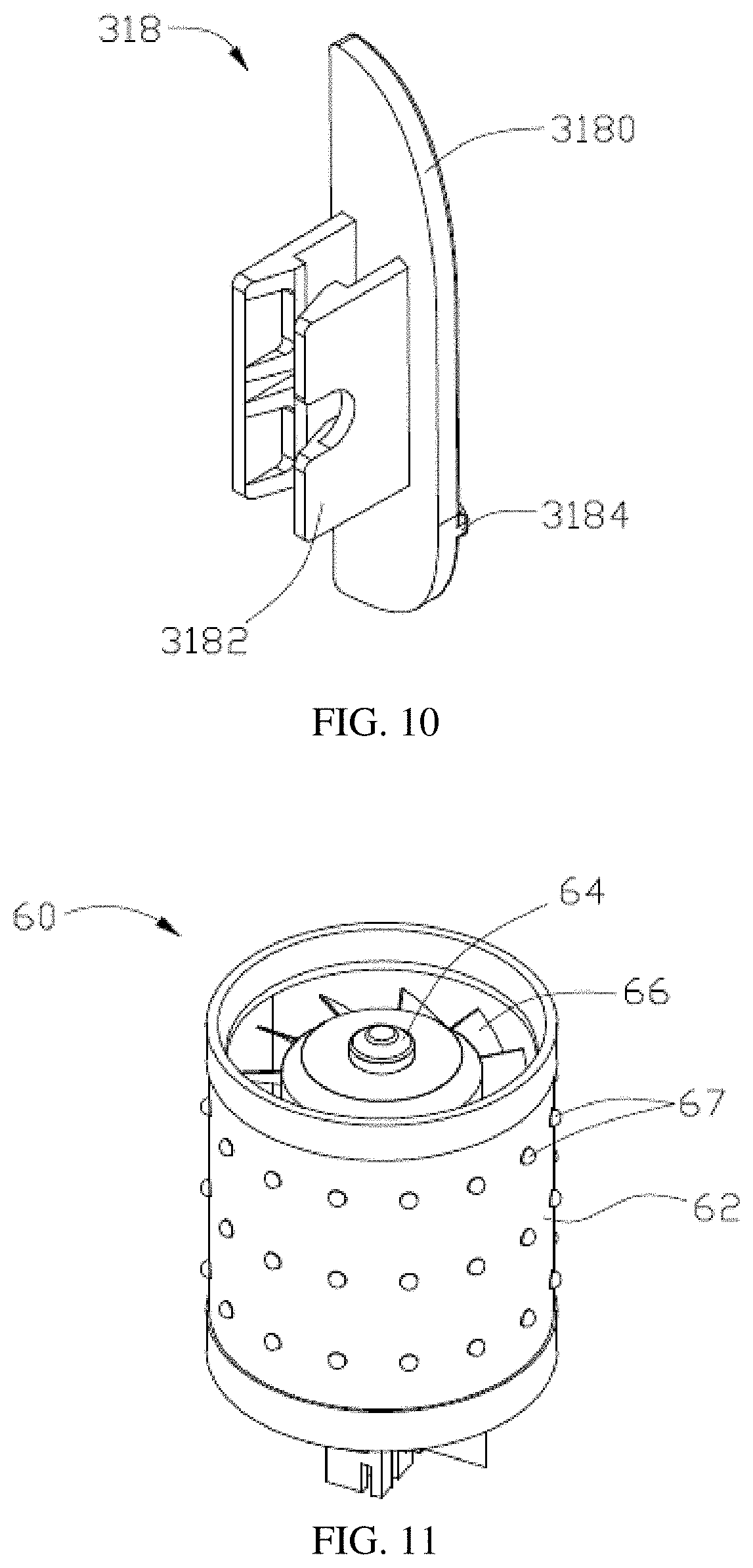 Patent US11771196 Figure 9 – Wireless blow dryer