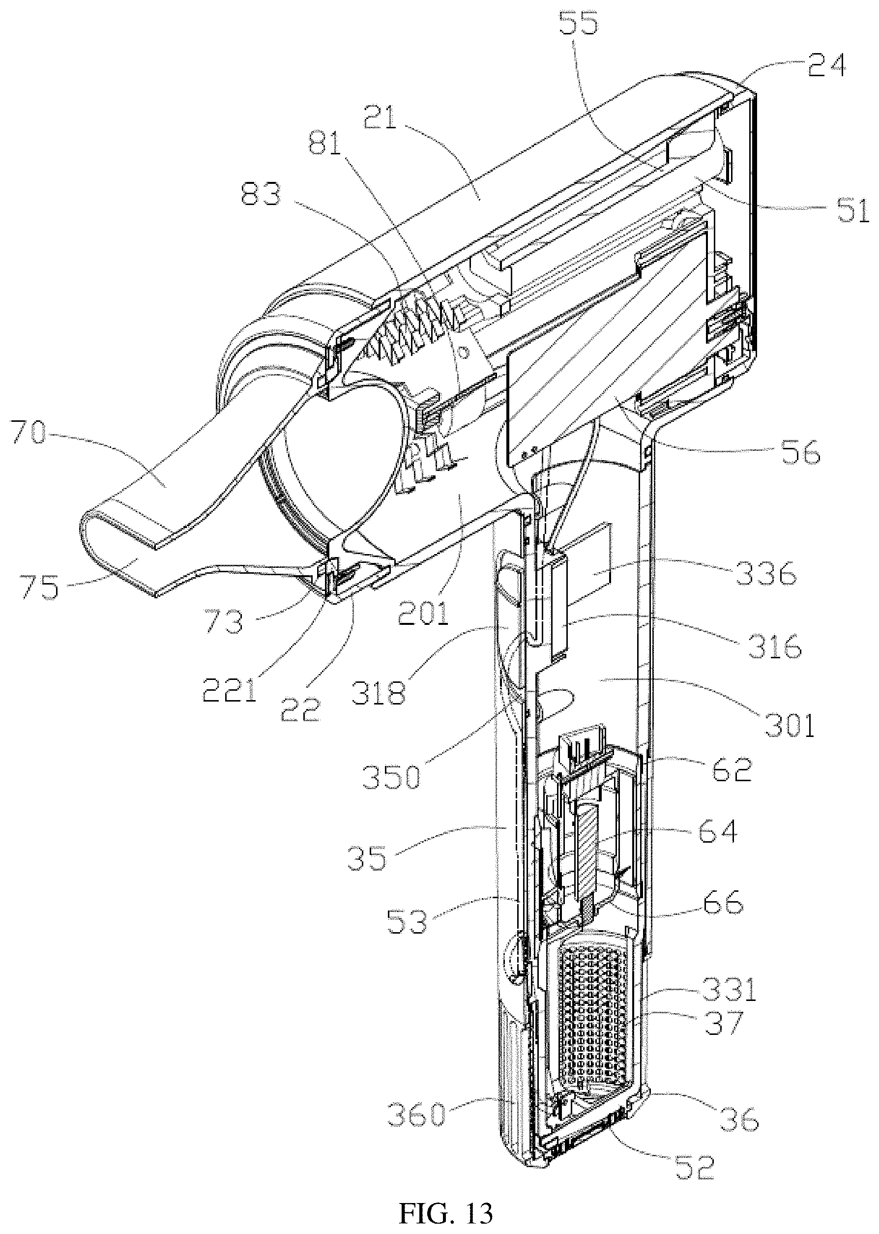 Patent US11771196 Figure 11 – Wireless blow dryer