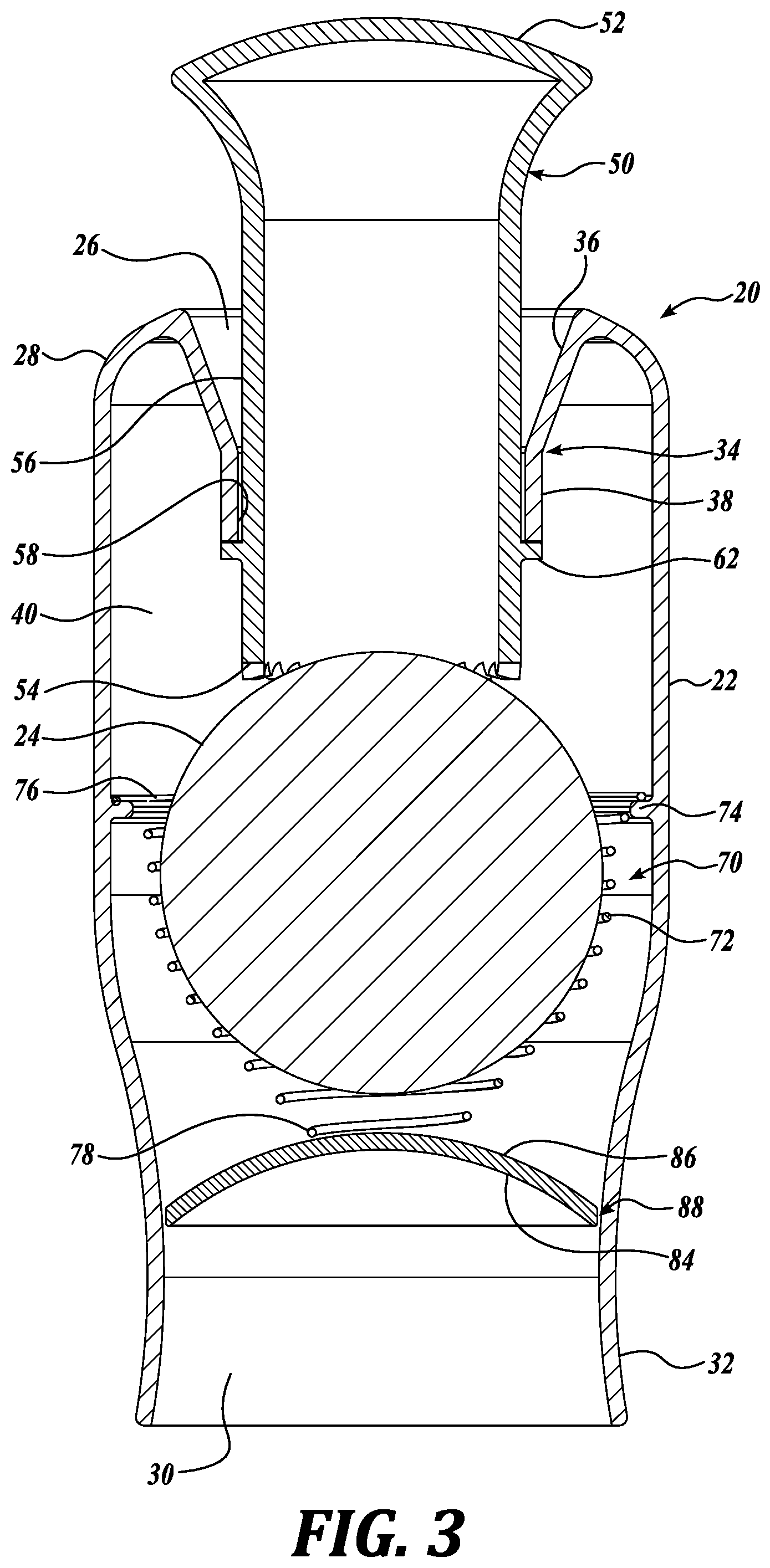 Patent US11771198 Figure 3 – Pulverizer for cosmetic formulations