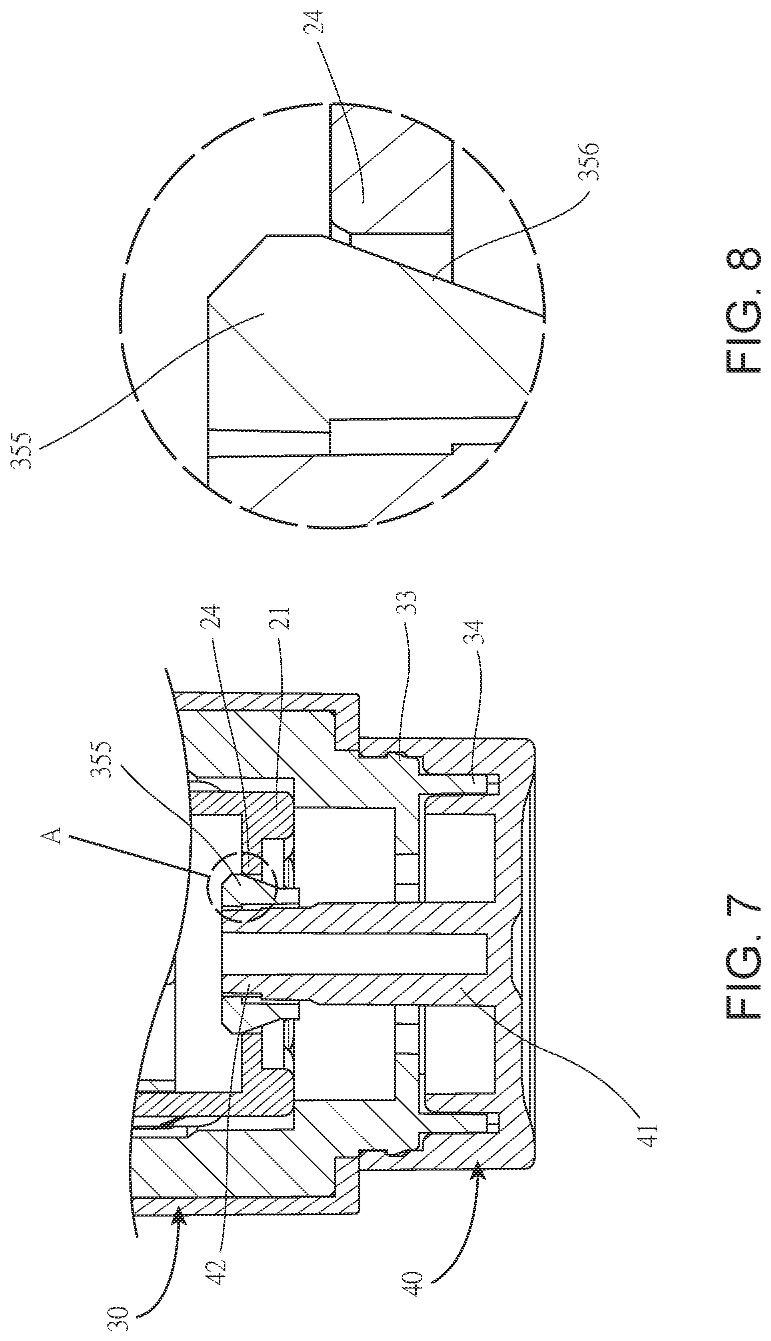 Patent US11771201 Figure 6 – Environmentally friendly lipstick tube with a replaceable lipstick
