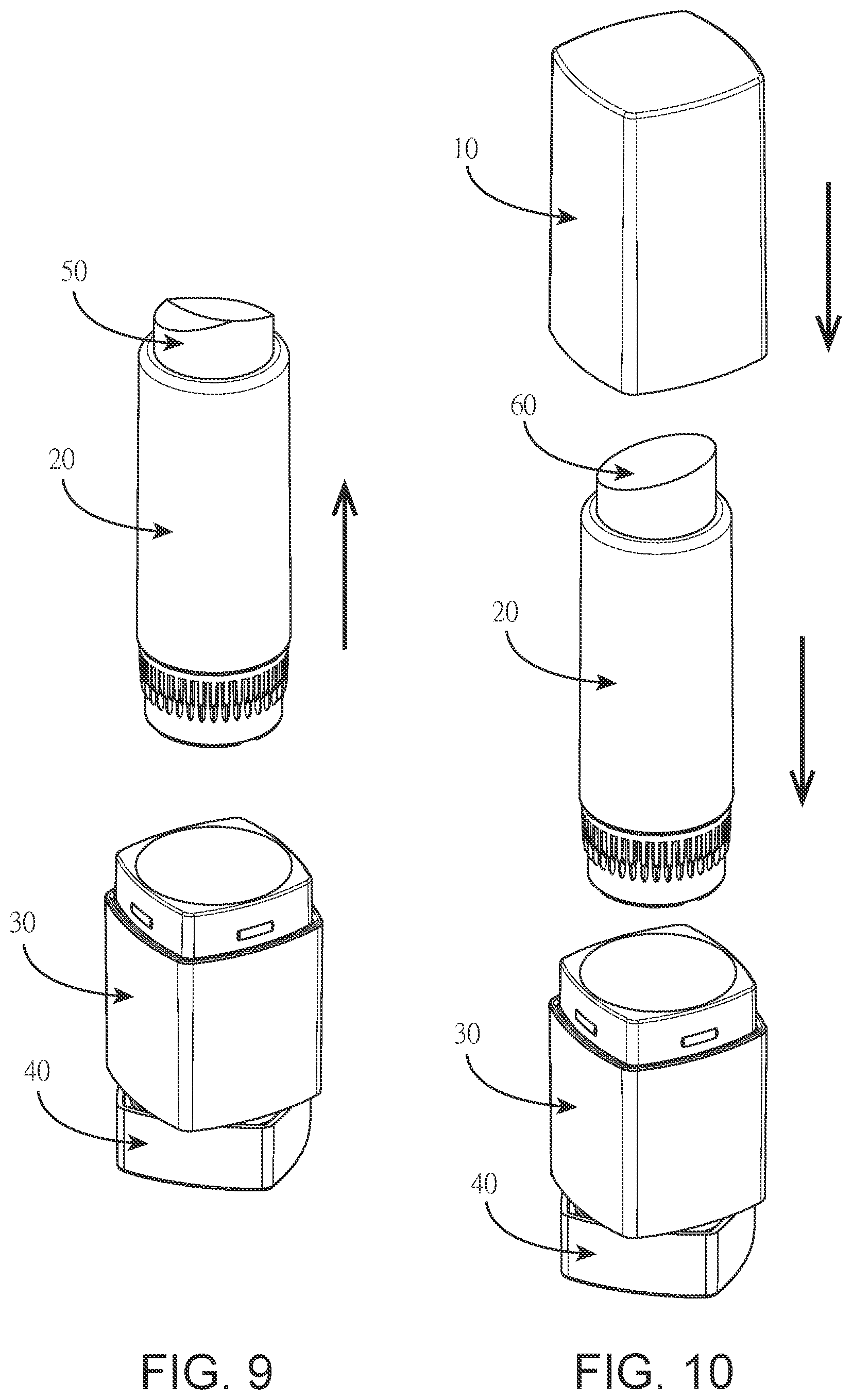 Patent US11771201 Figure 7 – Environmentally friendly lipstick tube with a replaceable lipstick