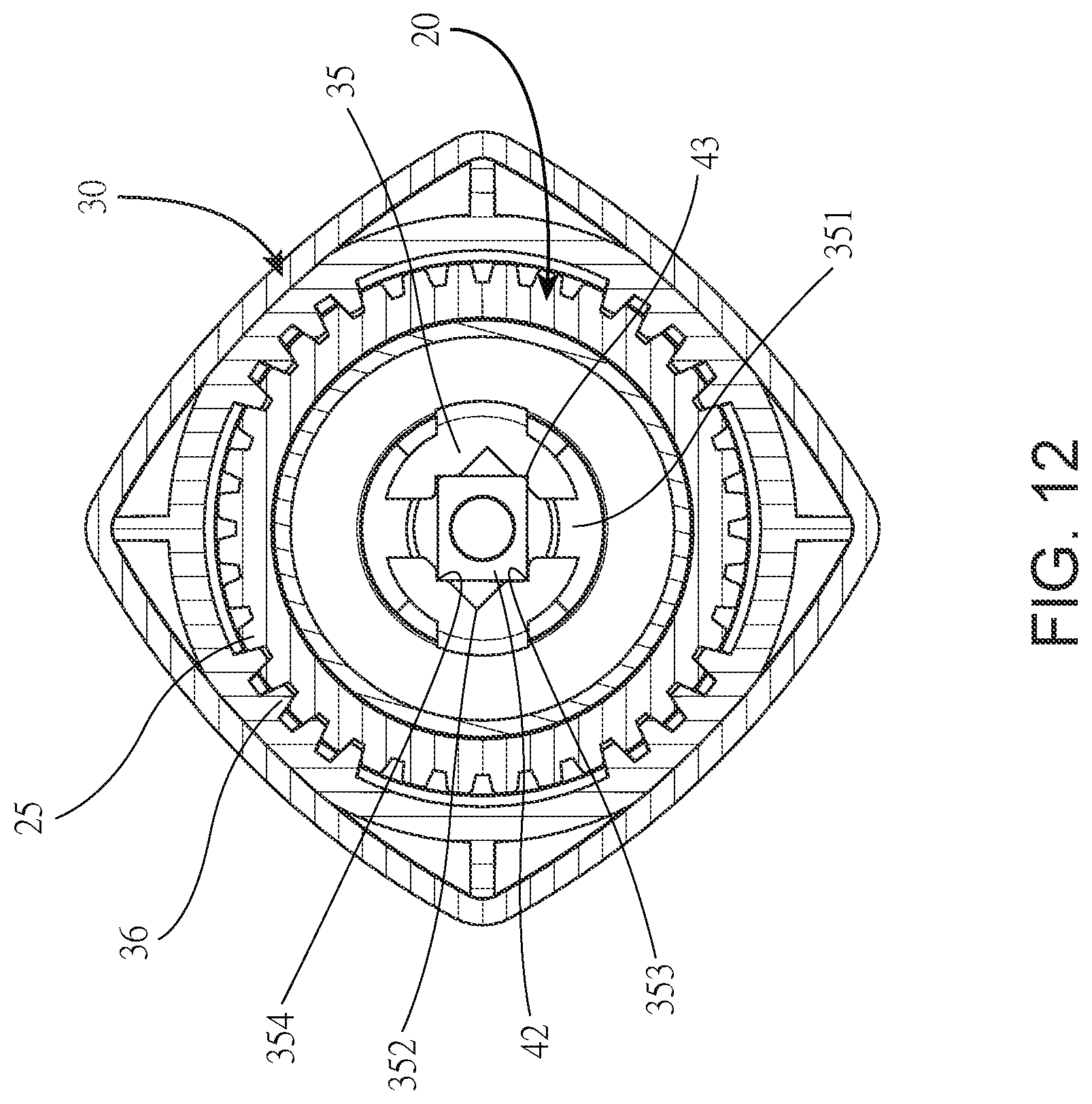 Patent US11771201 Figure 9 – Environmentally friendly lipstick tube with a replaceable lipstick