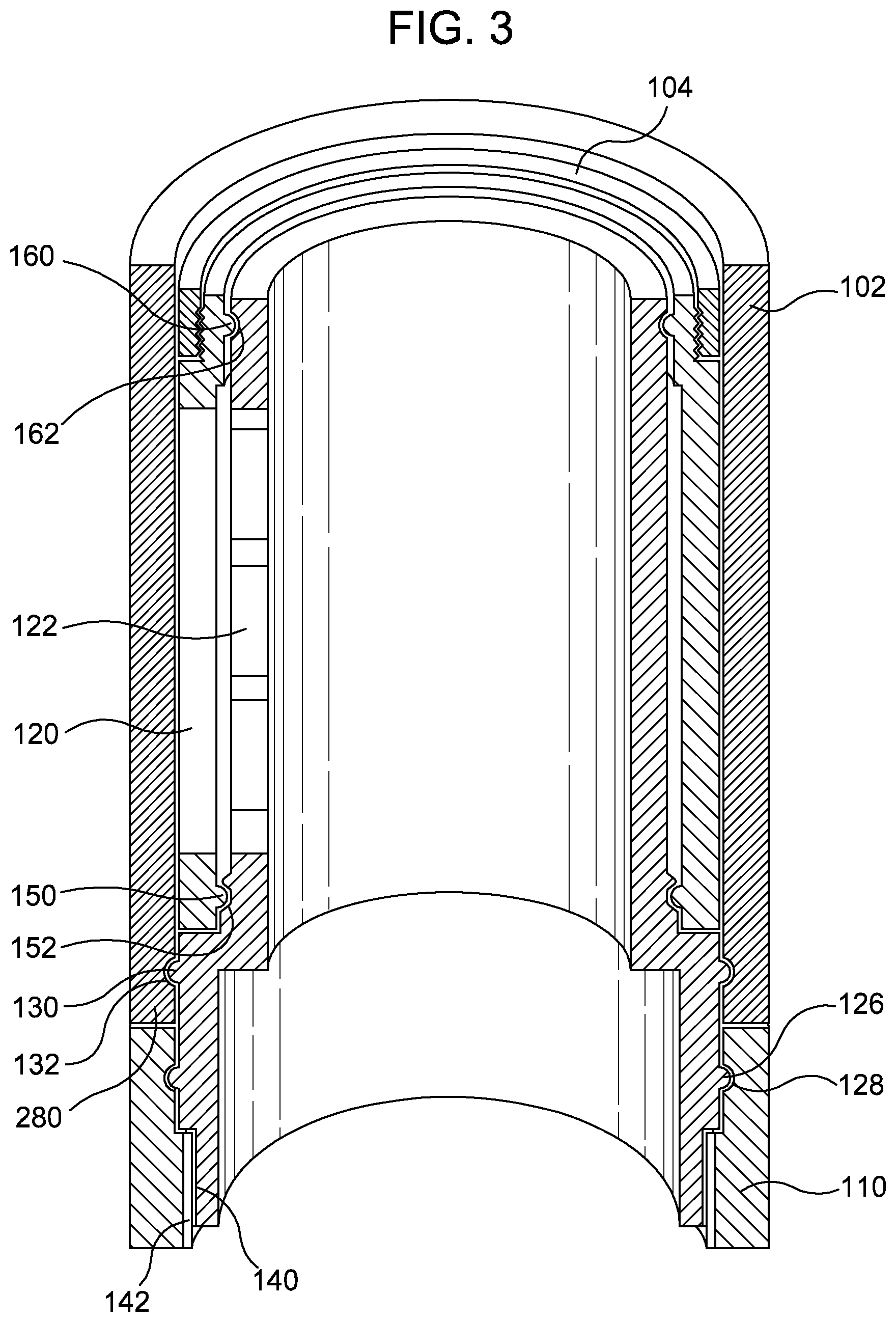 Patent US11771203 Figure 3 – Cosmetic container having replaceable cartridges