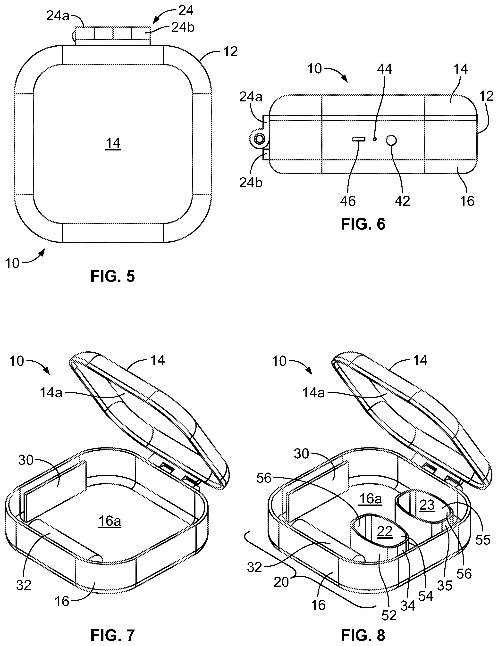 Patent US11771205 Figure 2 – Impregnatable pad applicator storage and warming device