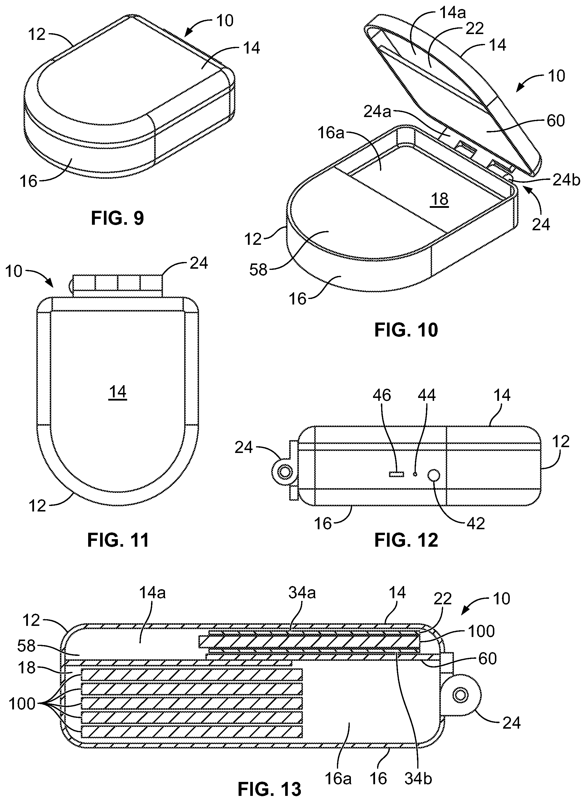 Patent US11771205 Figure 3 – Impregnatable pad applicator storage and warming device