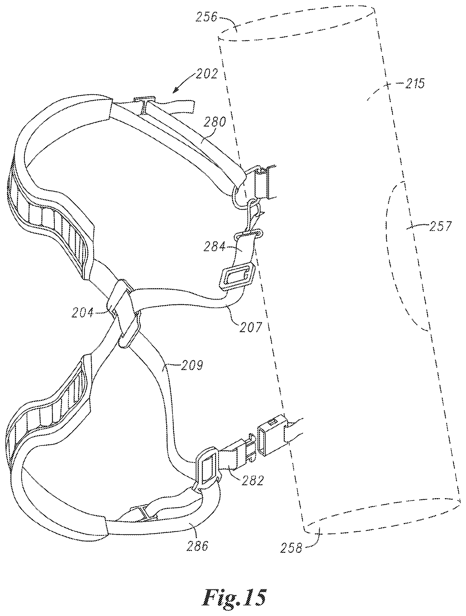 Patent US11771206 Figure 10 – Self-adjustable carrying strap system and methods to manufacture self-adjustable carrying strap system