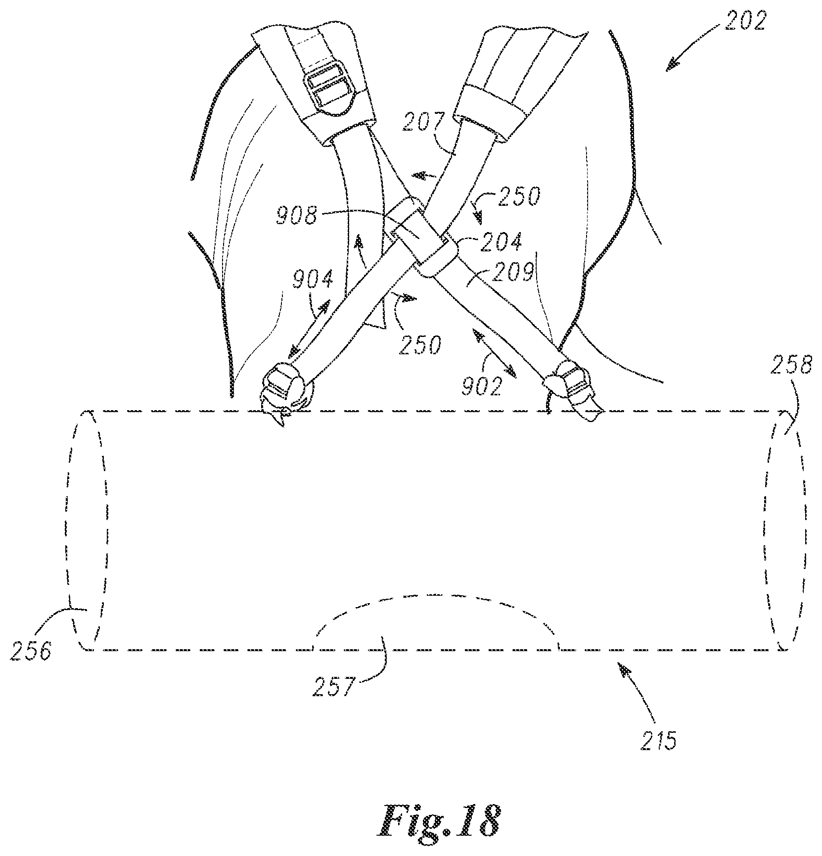 Patent US11771206 Figure 13 – Self-adjustable carrying strap system and methods to manufacture self-adjustable carrying strap system