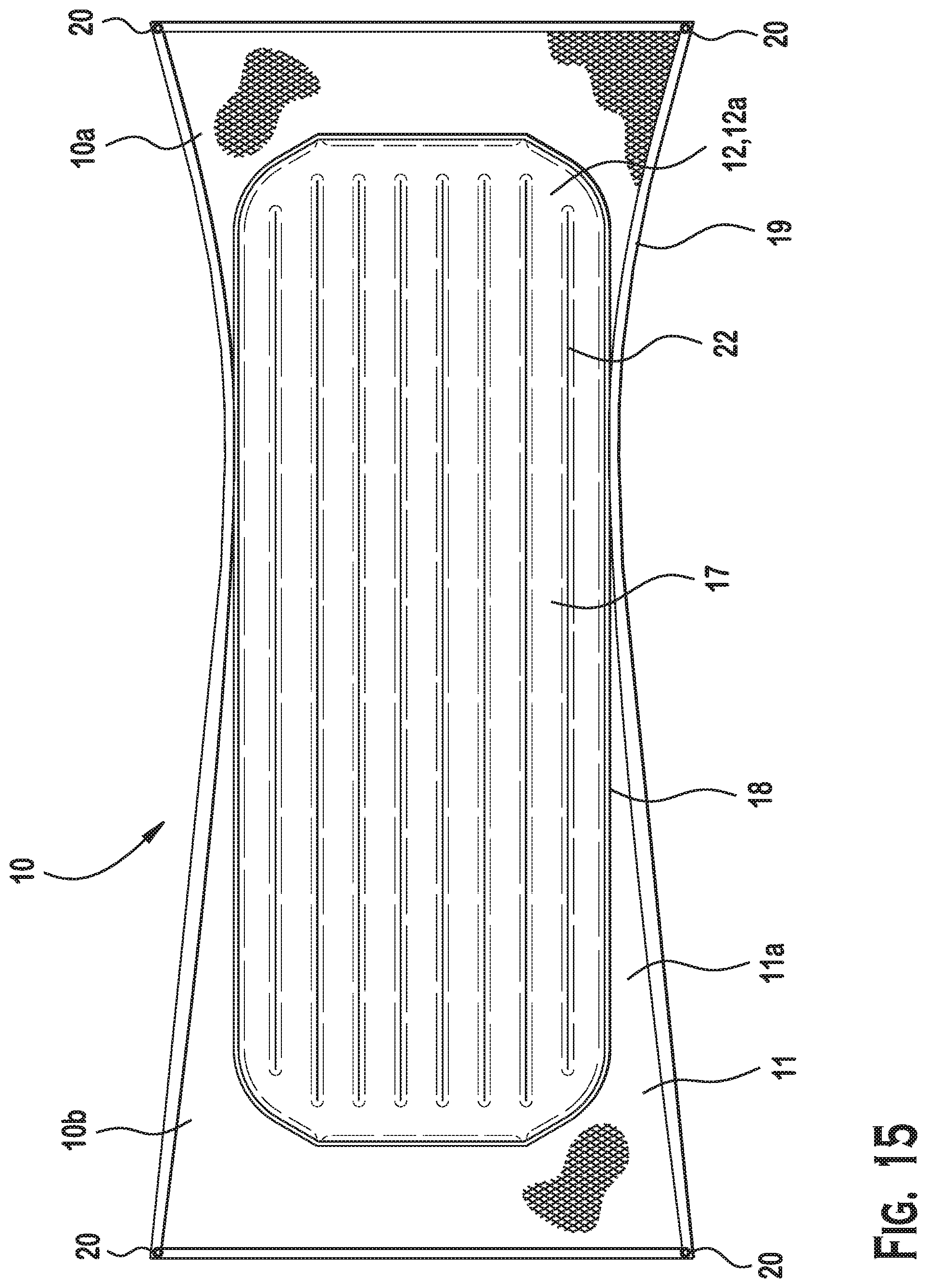 Patent US11771207 Figure 8 – Hammock with an integrated insulation section