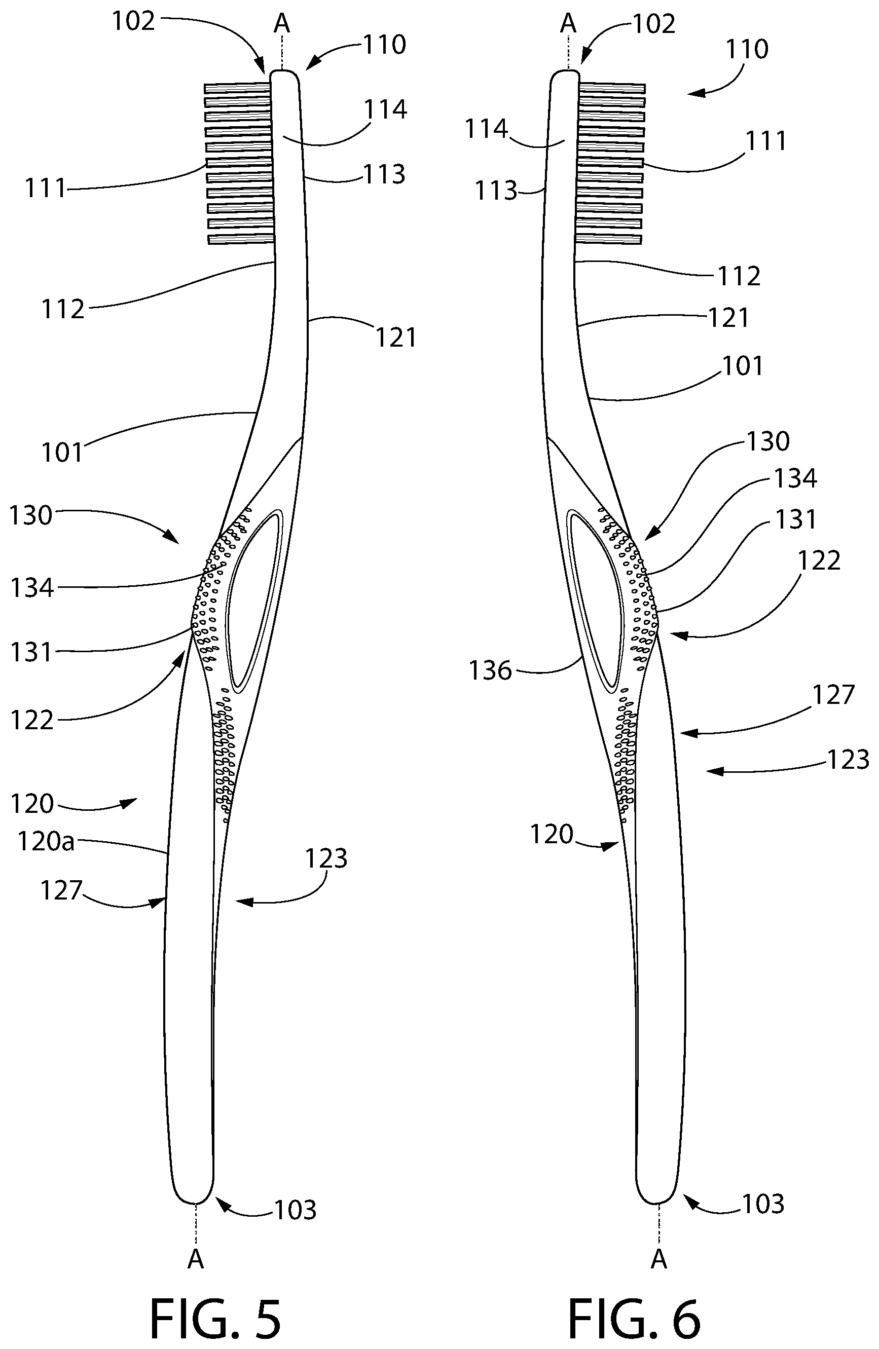 Patent US11771210 Figure 4 – Oral care implement