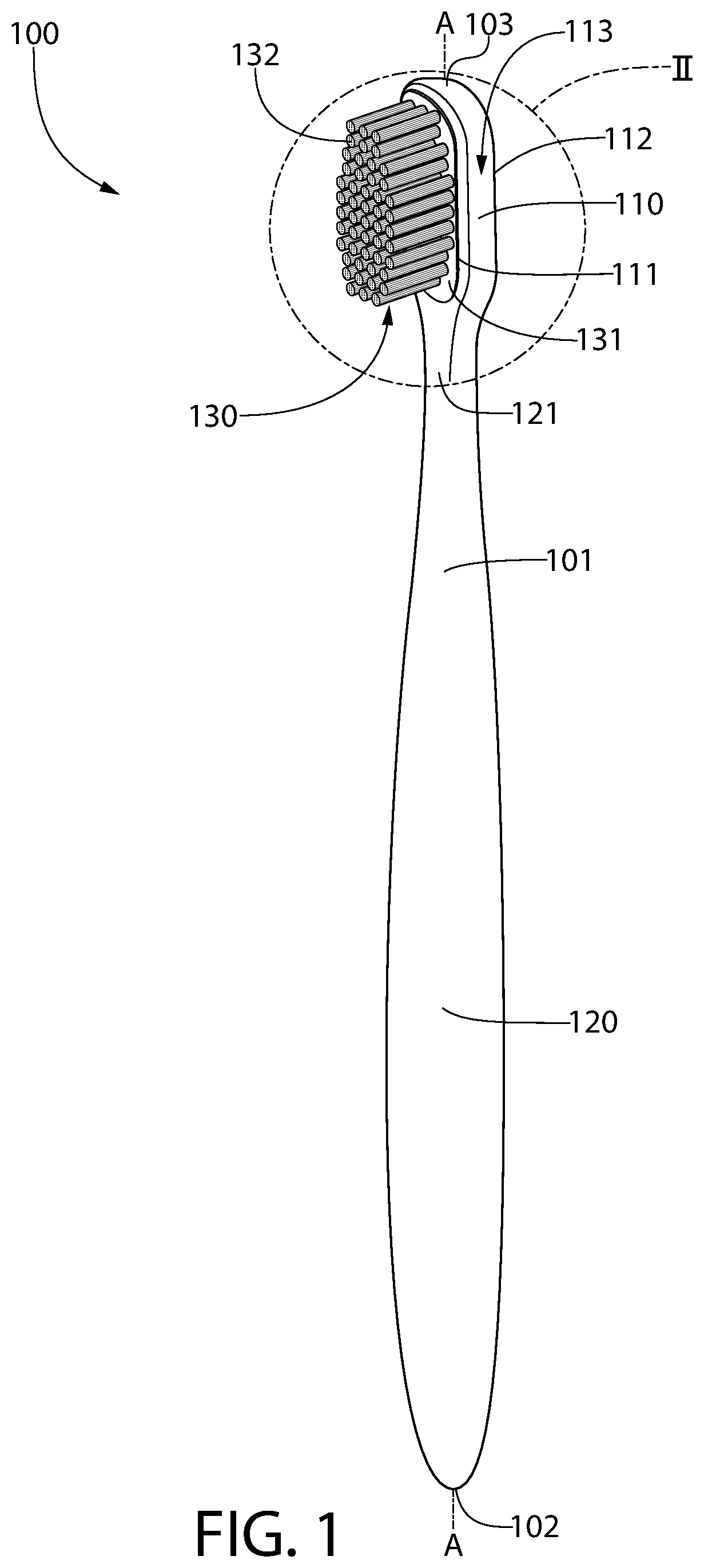 Patent US11771212 Figure 1 – Method of assembling an oral care implement