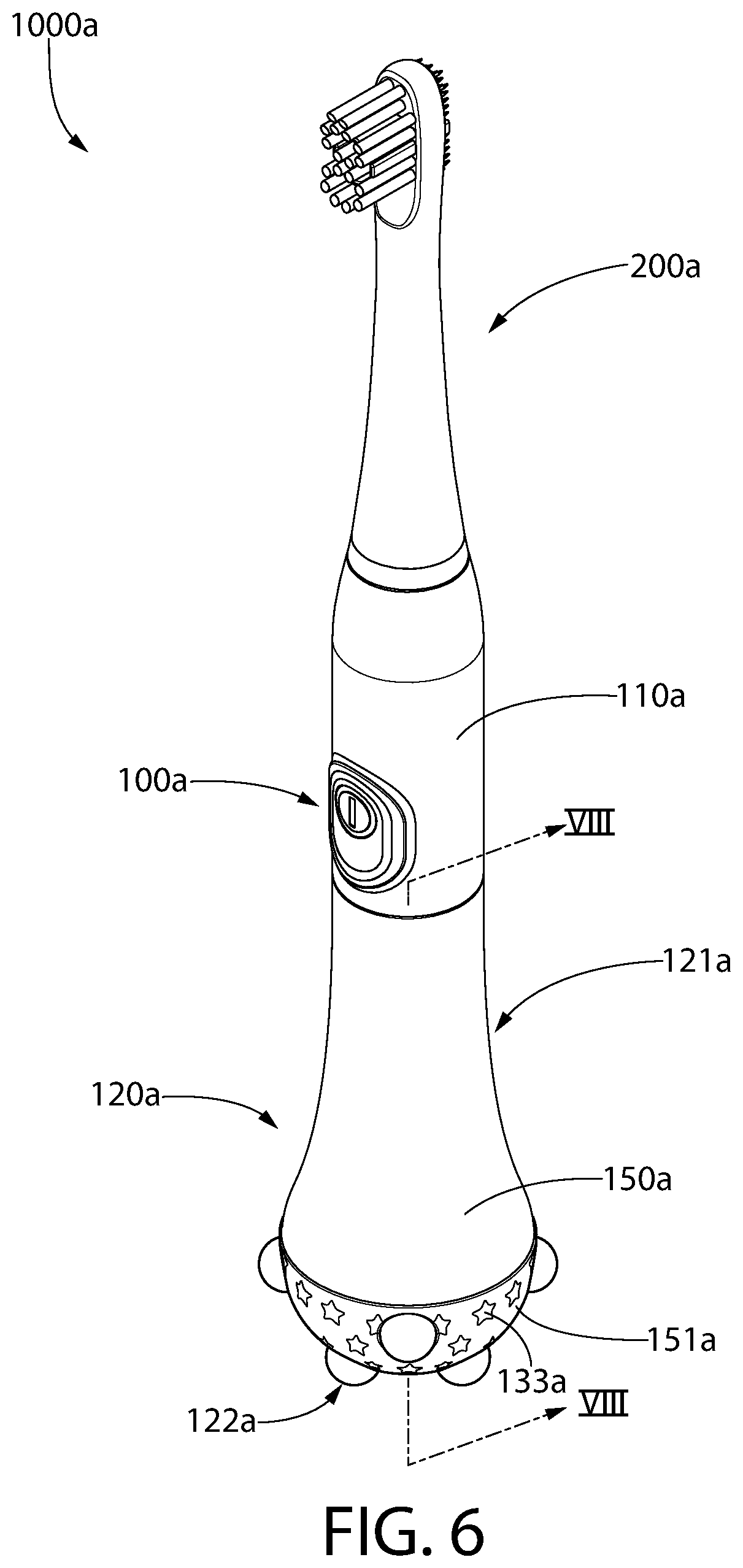 Patent US11771214 Figure 6 – Powered oral care implement including a tracking module and tracking module thereof