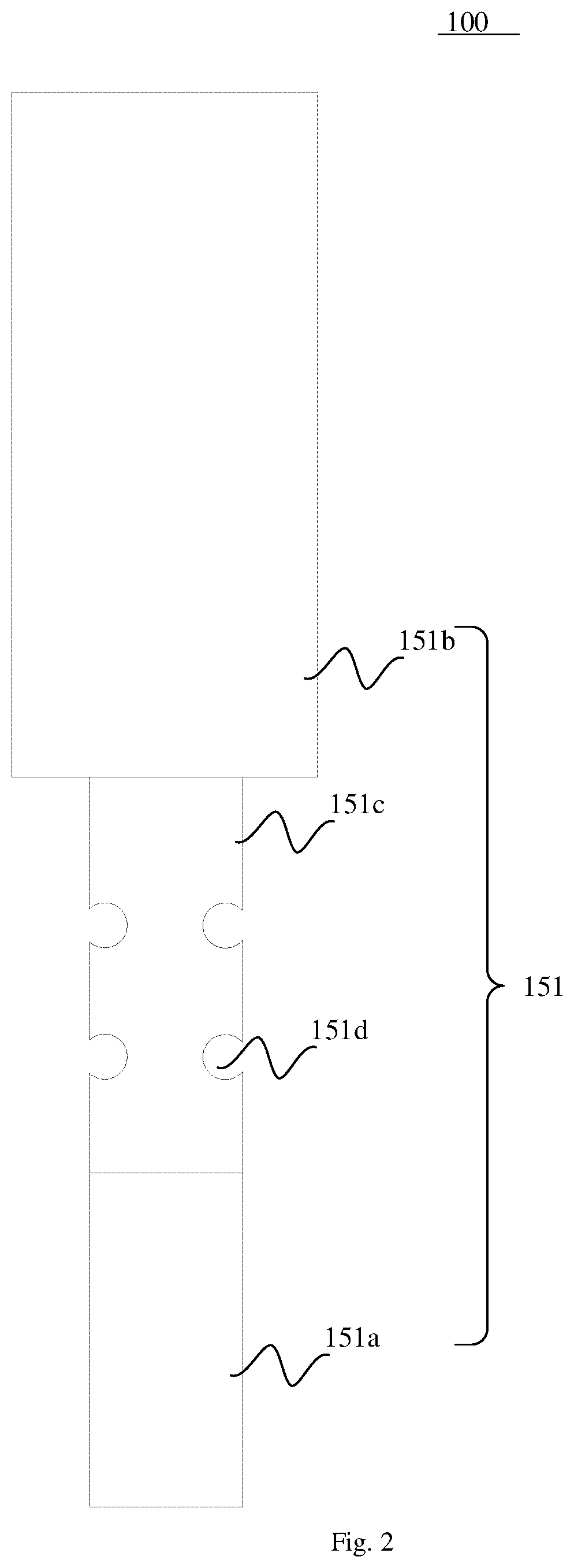 Patent US11771215 Figure 2 – Electric toothbrush with assembly for detecting pressure against brush head