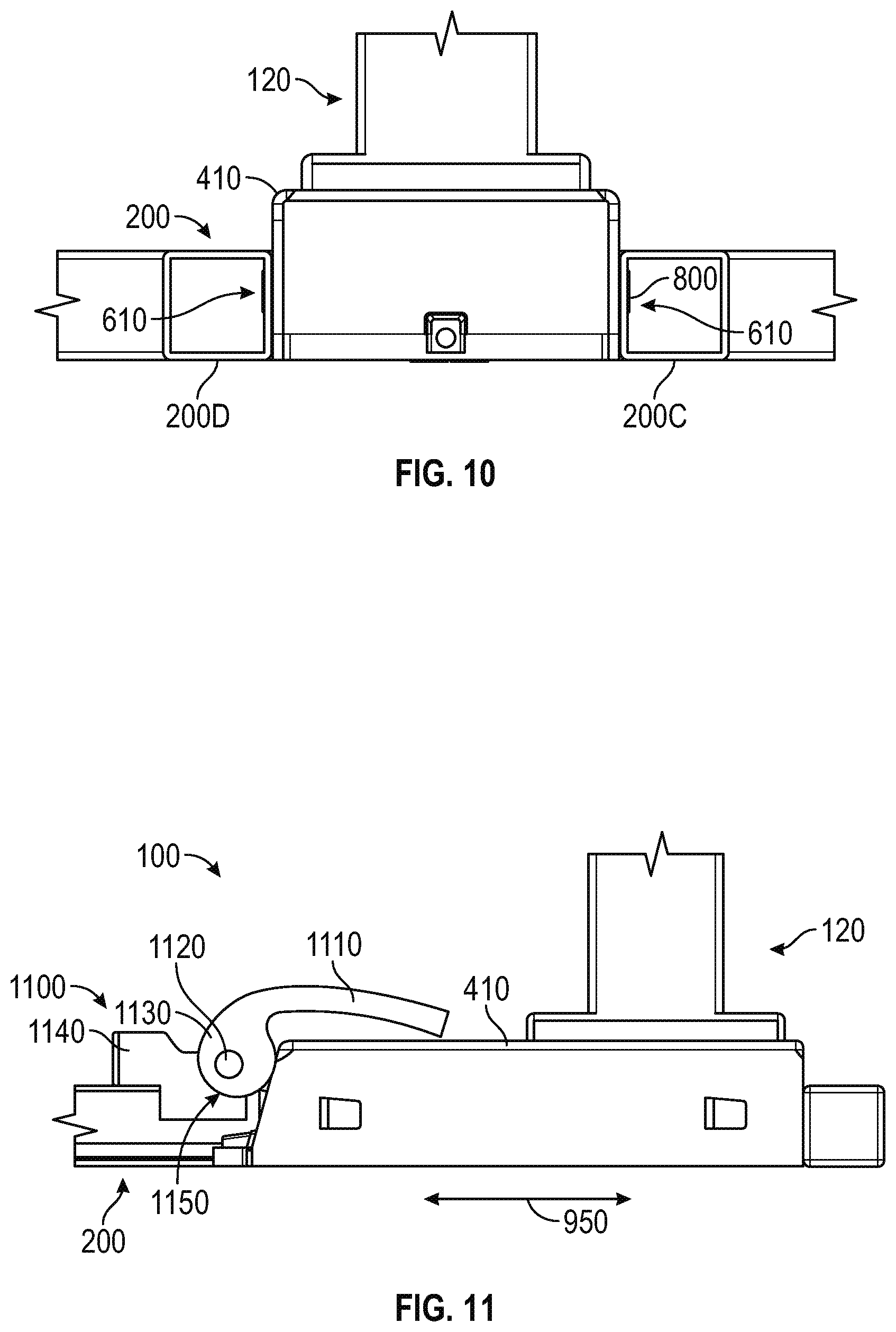 Patent US11771216 Figure 6 – Workstation including simplified leg attachment