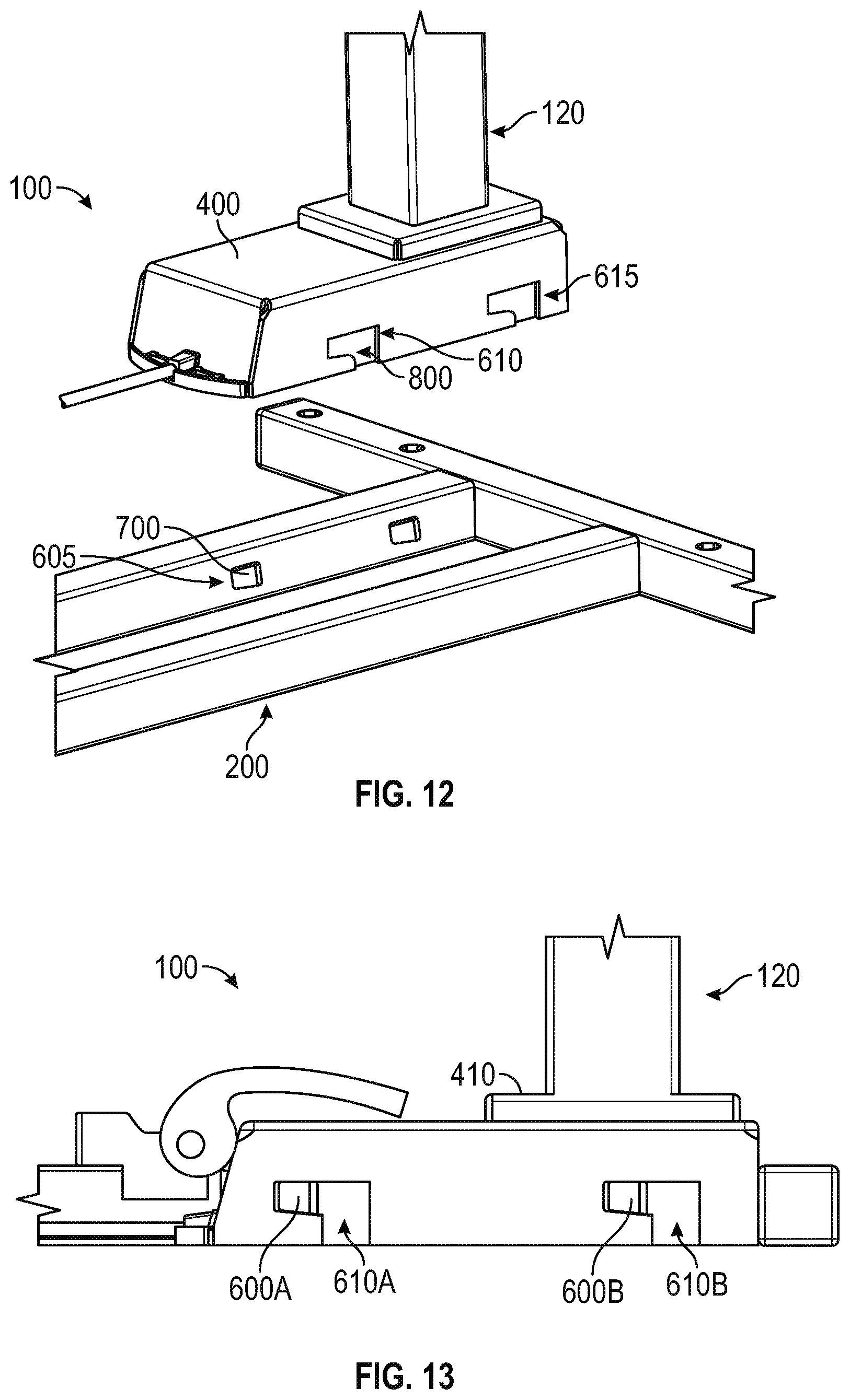Patent US11771216 Figure 7 – Workstation including simplified leg attachment