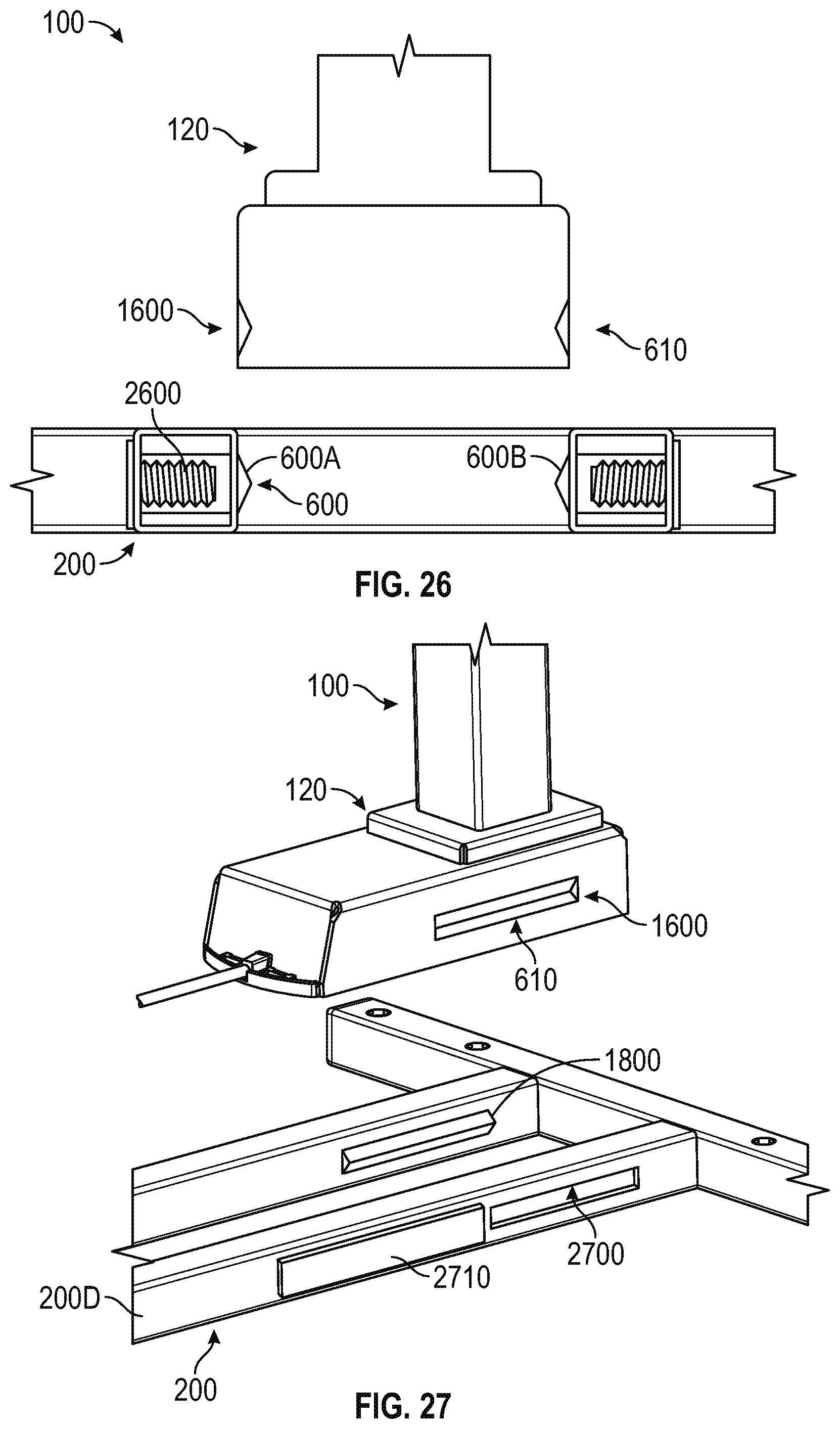 Patent US11771216 Figure 14 – Workstation including simplified leg attachment