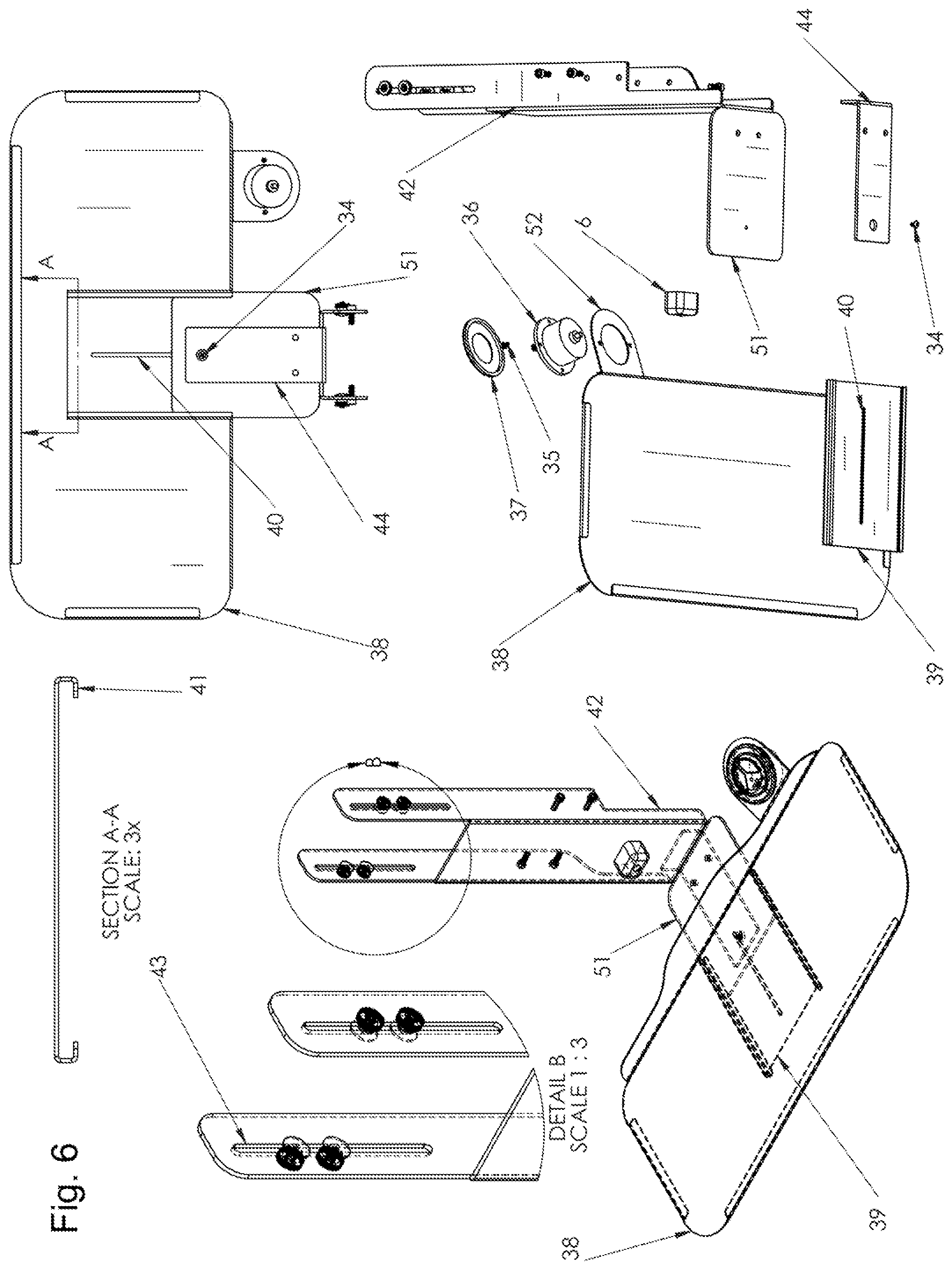 Patent US11771218 Figure 6 – Systems and methods for automatically directing a height adjustable desk based on a plurality of sensors