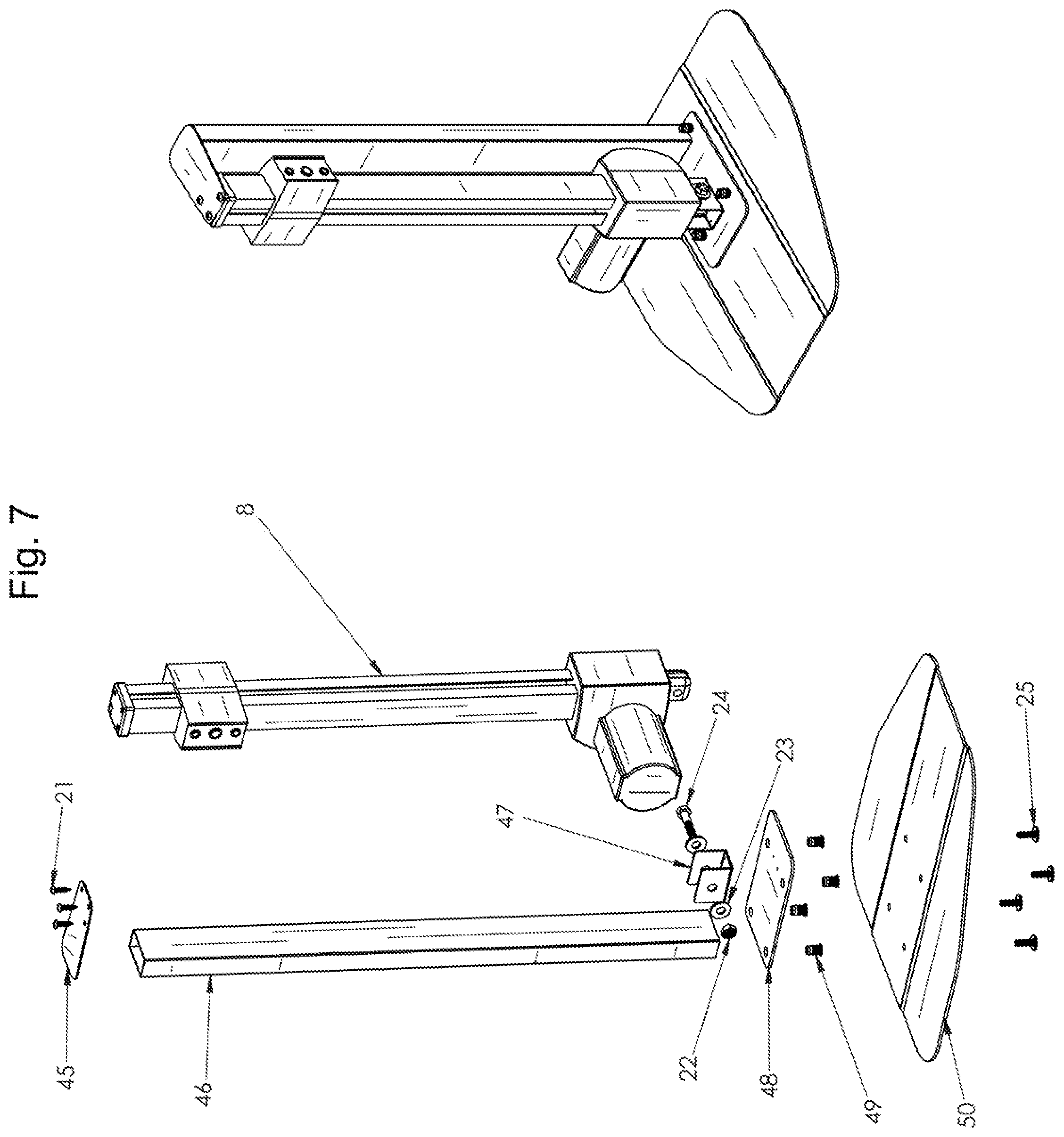 Patent US11771218 Figure 7 – Systems and methods for automatically directing a height adjustable desk based on a plurality of sensors