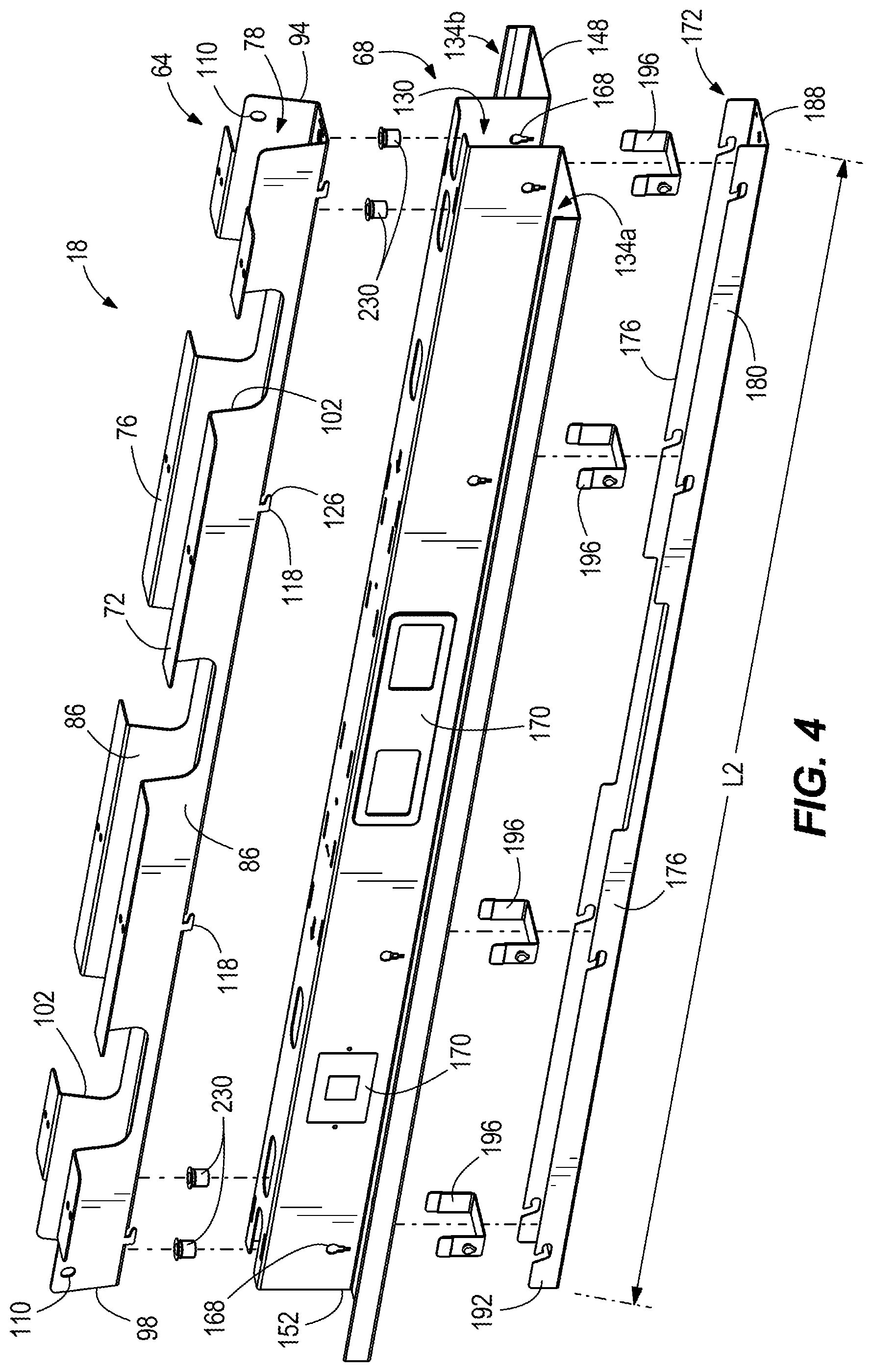 Patent US11771219 Figure 4 – Chase for connecting tables