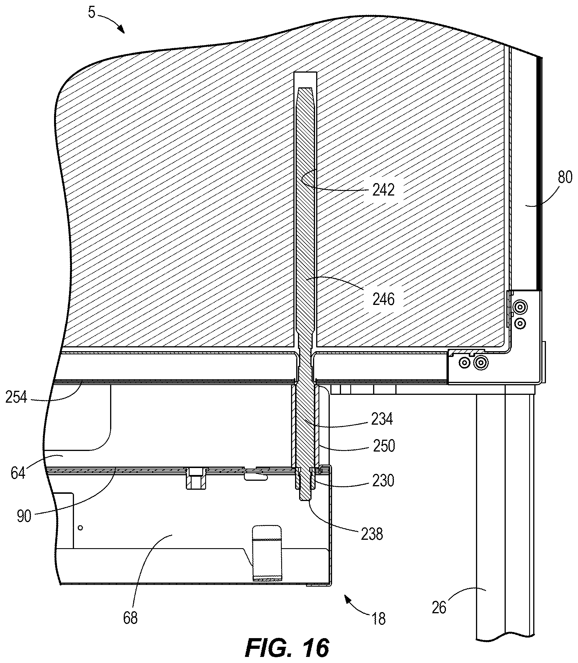 Patent US11771219 Figure 11 – Chase for connecting tables