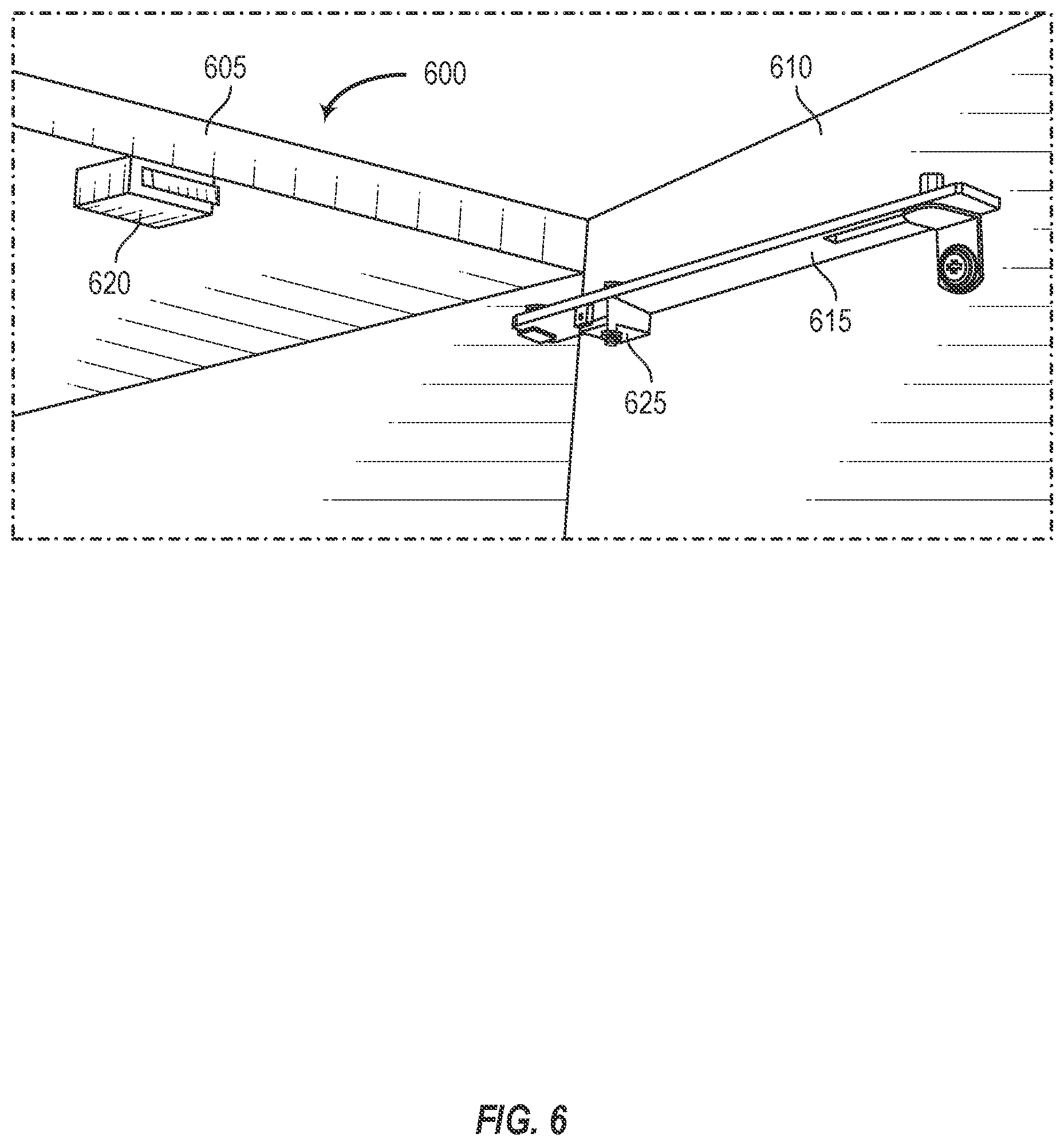 Patent US11771220 Figure 6 – Configuration and control of moveable shelf systems