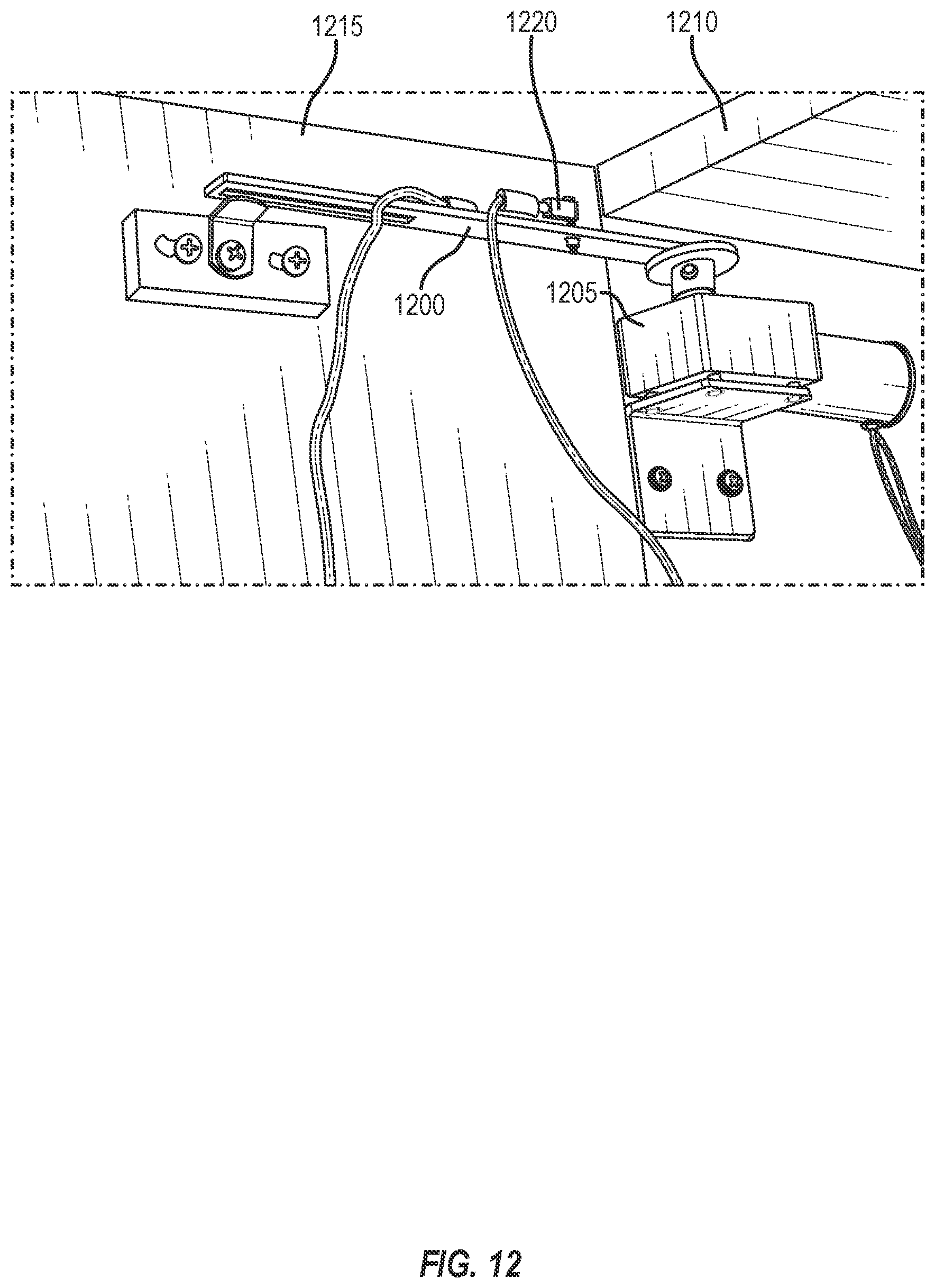 Patent US11771220 Figure 12 – Configuration and control of moveable shelf systems
