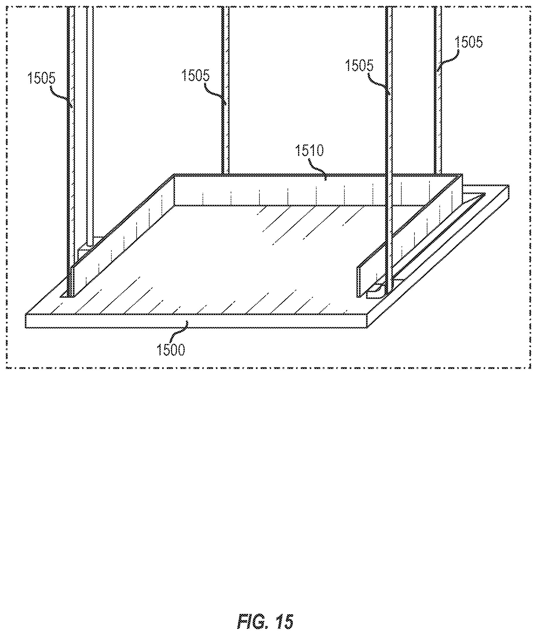 Patent US11771220 Figure 15 – Configuration and control of moveable shelf systems
