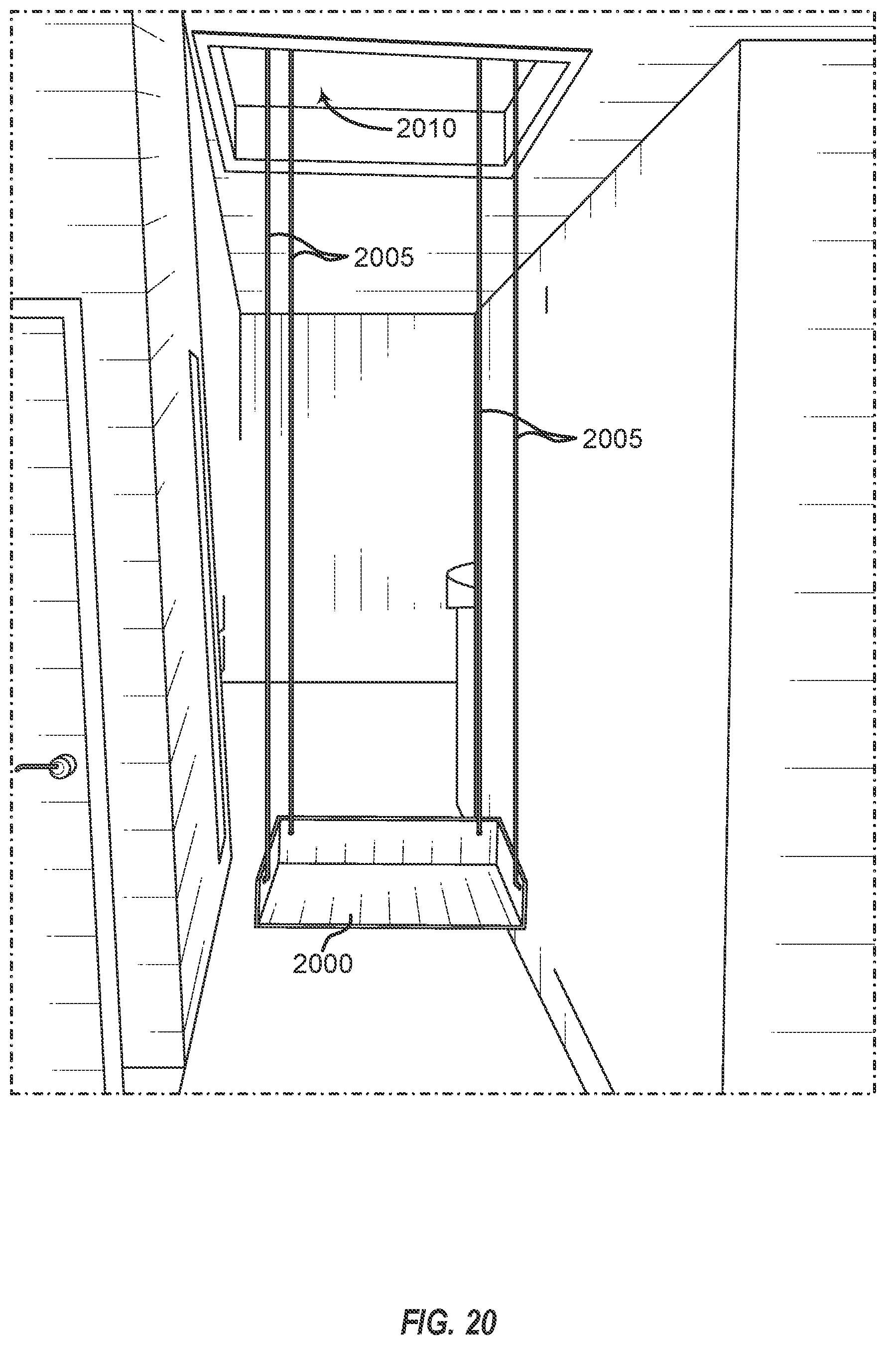 Patent US11771220 Figure 20 – Configuration and control of moveable shelf systems