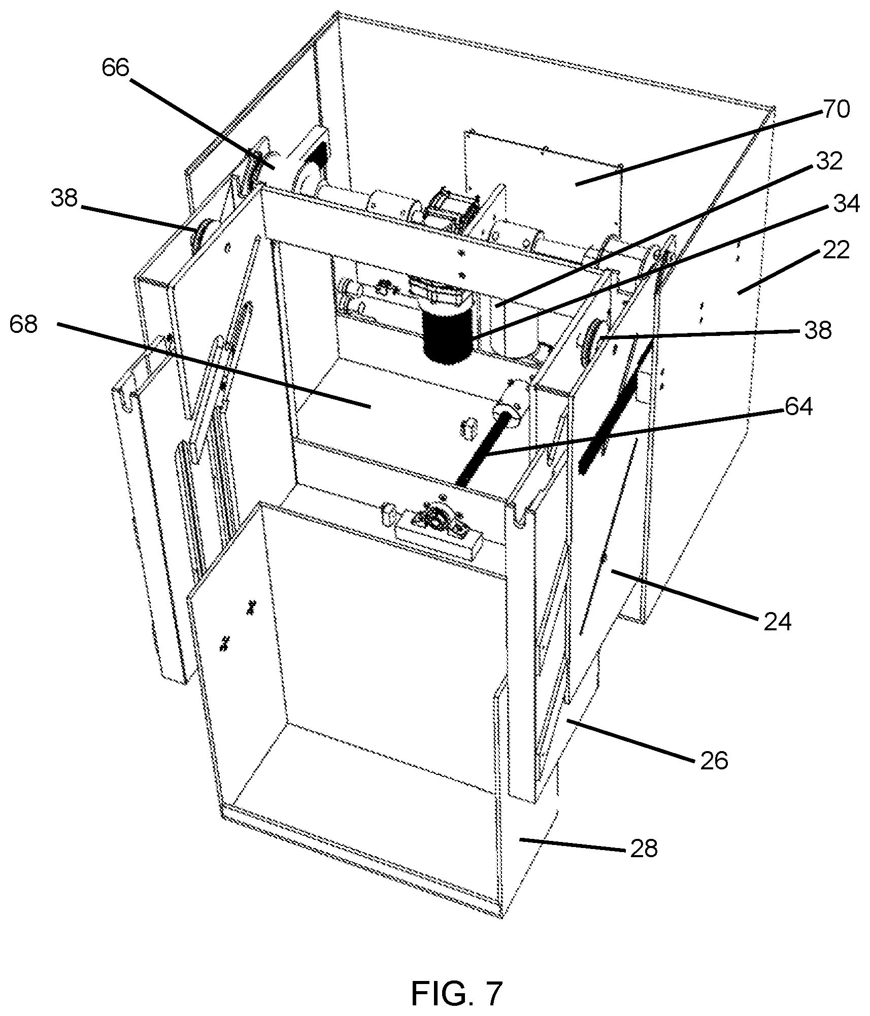 Patent US11771221 Figure 10 – Motion-controlled wall-mounted storage products