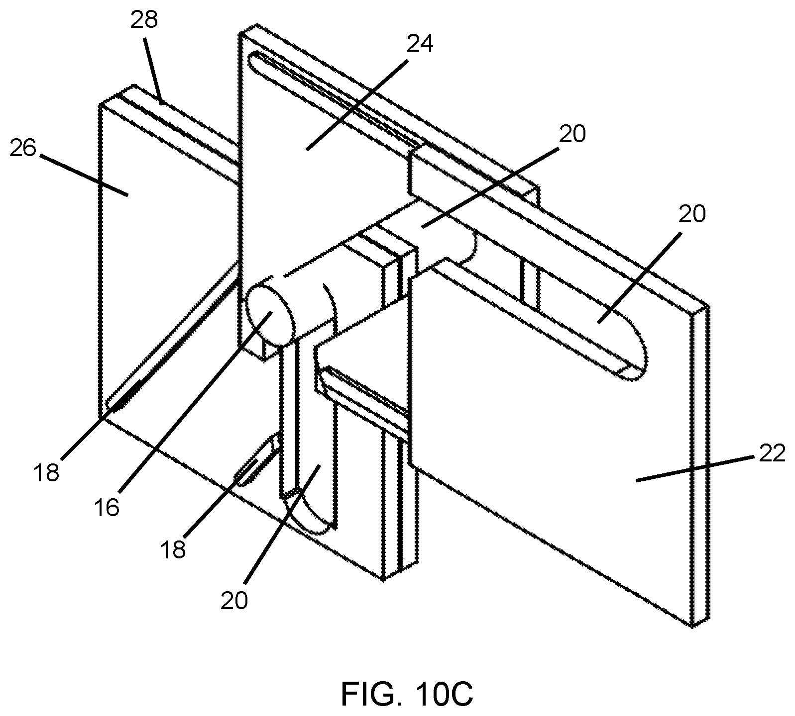 Patent US11771221 Figure 17 – Motion-controlled wall-mounted storage products