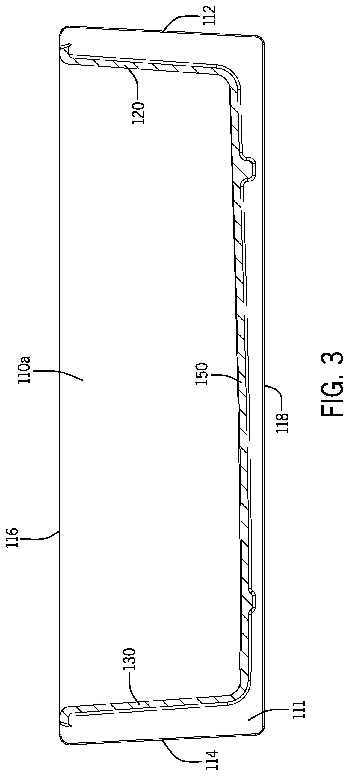 Patent US11771222 Figure 2 – Vessel sink and method of installing same