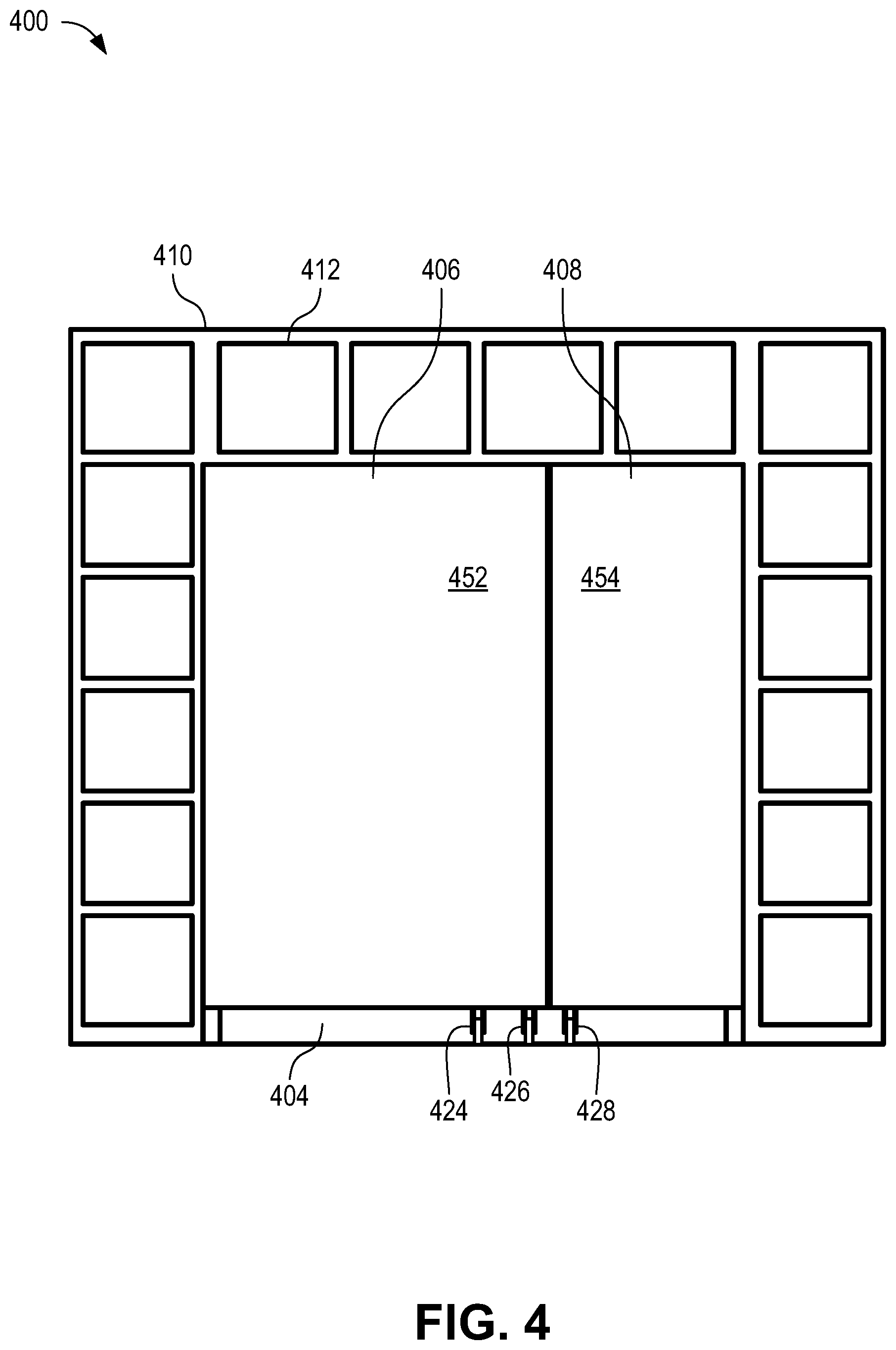 Patent US11771223 Figure 4 – Deployable screen system