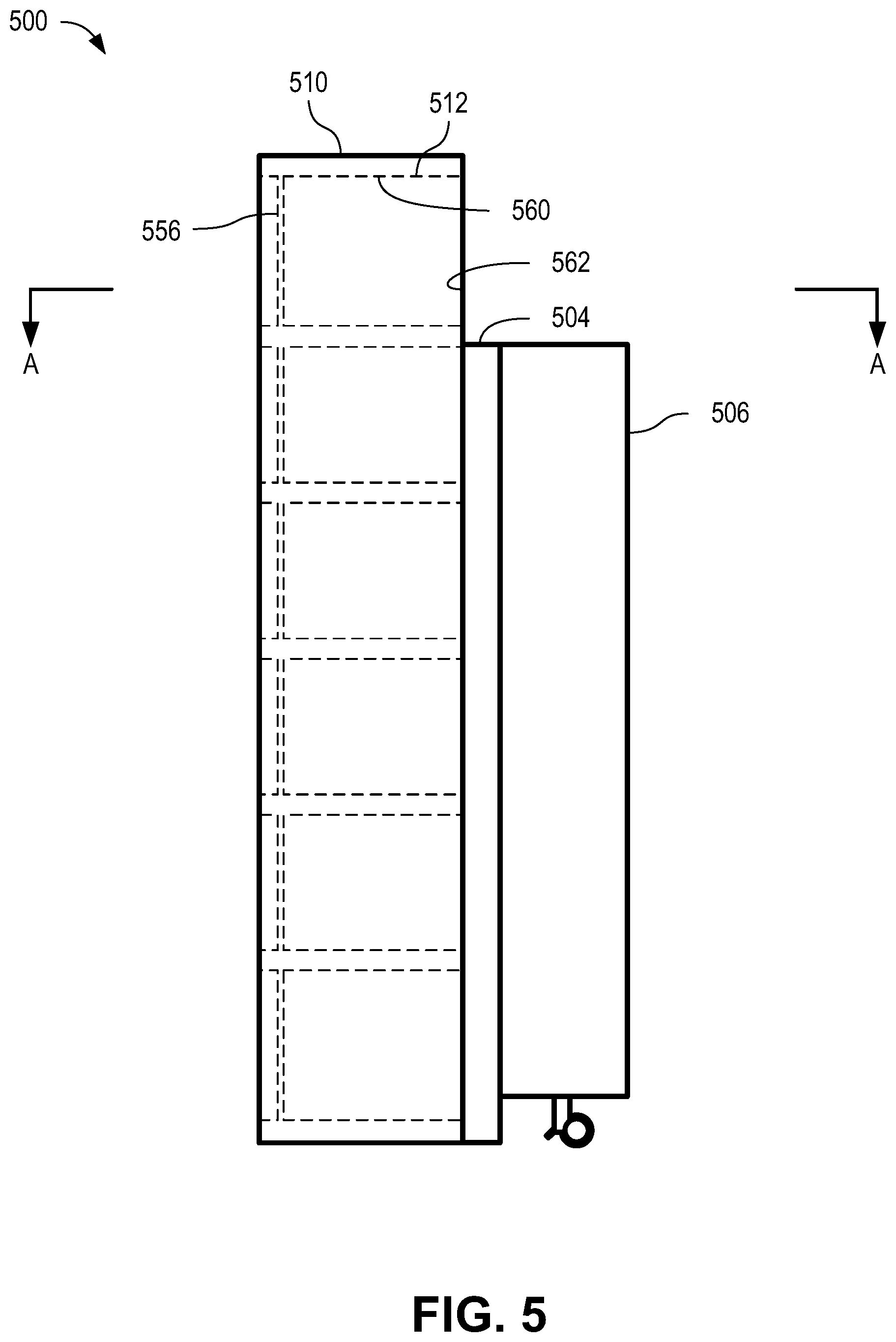 Patent US11771223 Figure 5 – Deployable screen system