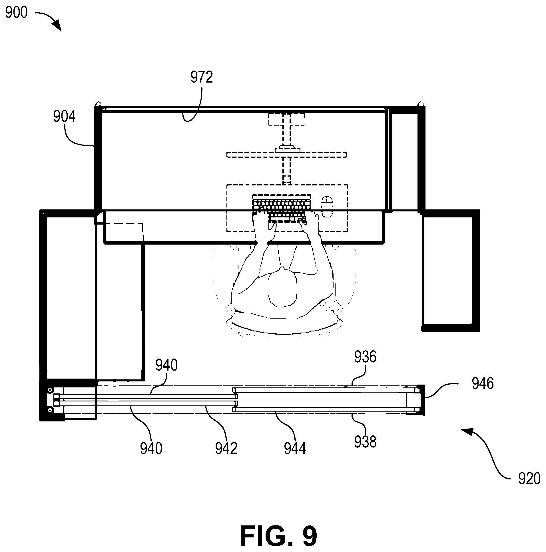 Patent US11771223 Figure 8 – Deployable screen system