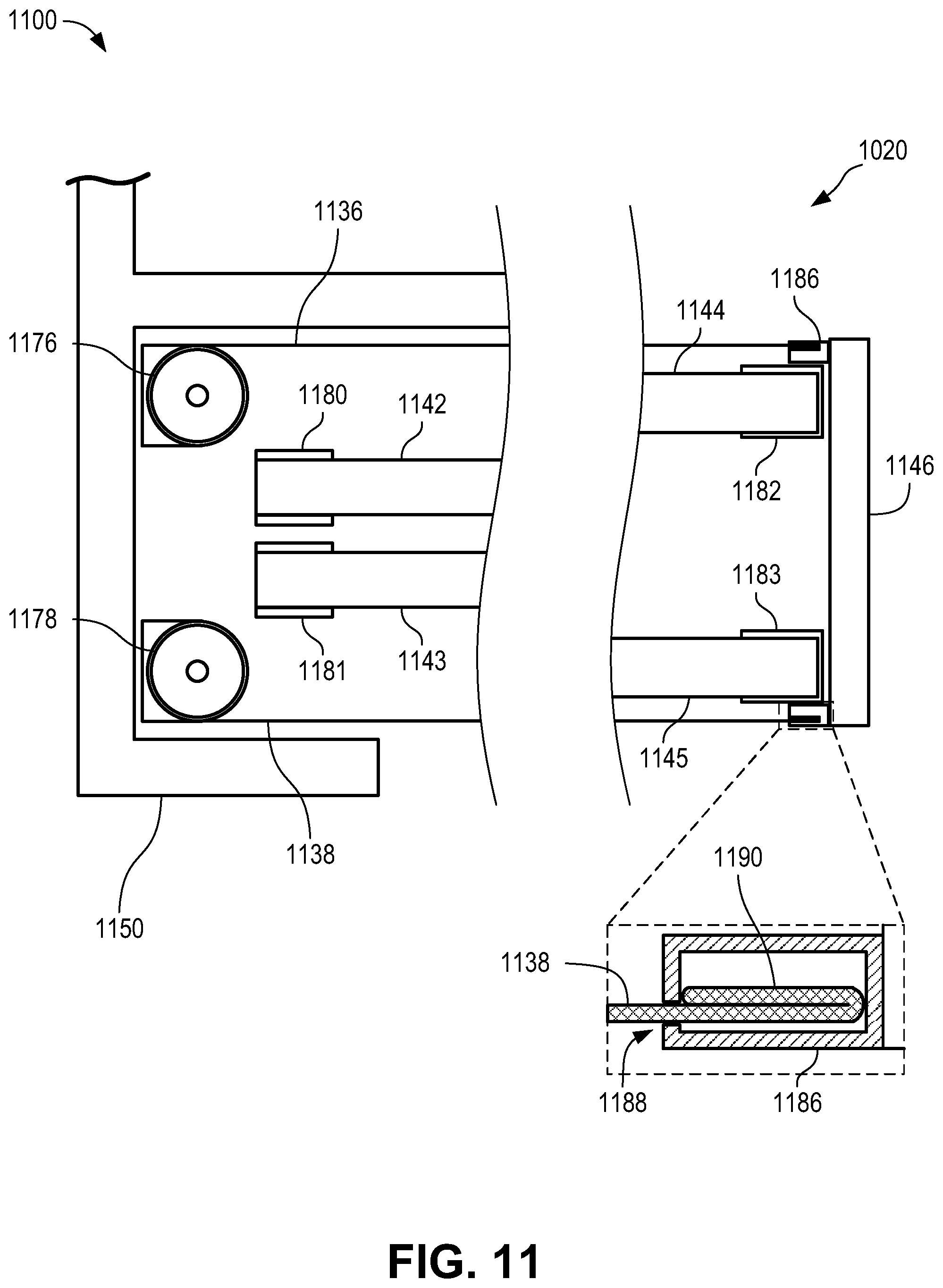 Patent US11771223 Figure 10 – Deployable screen system